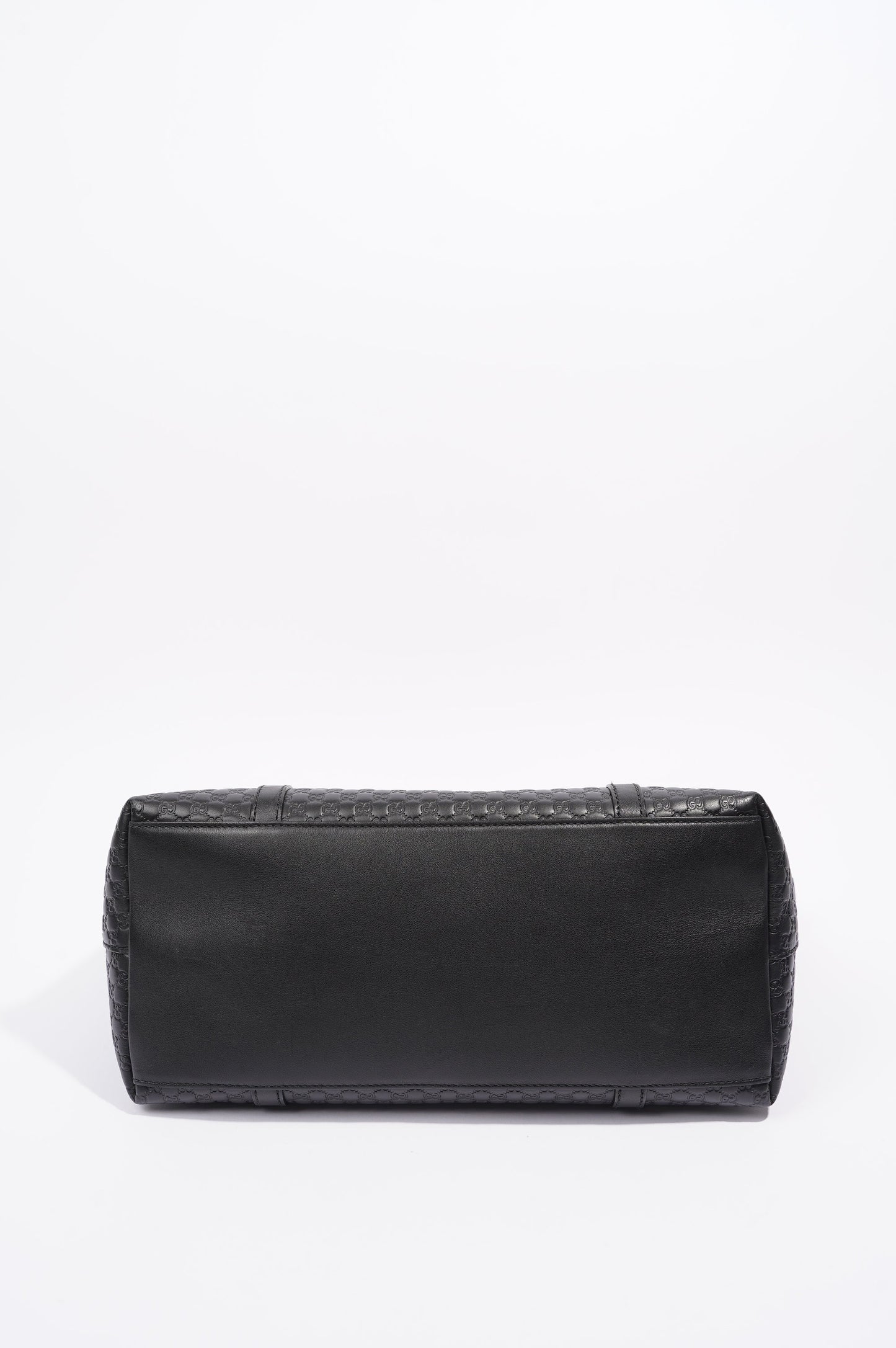 Gucci Womens Two Way Shoulder Bag Black Guccissima