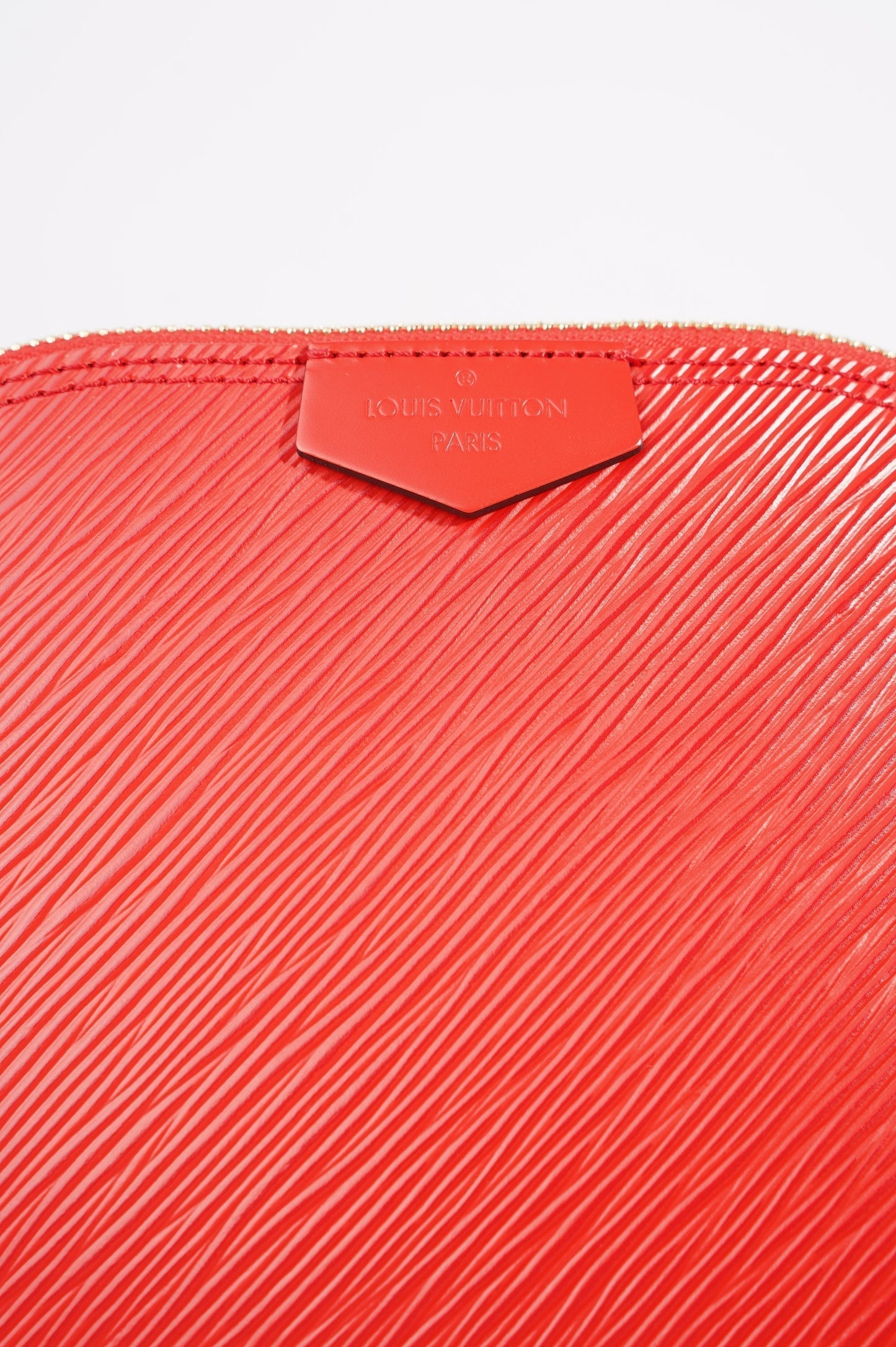 Louis Vuitton Alma Mini Bag Red Epi Leather