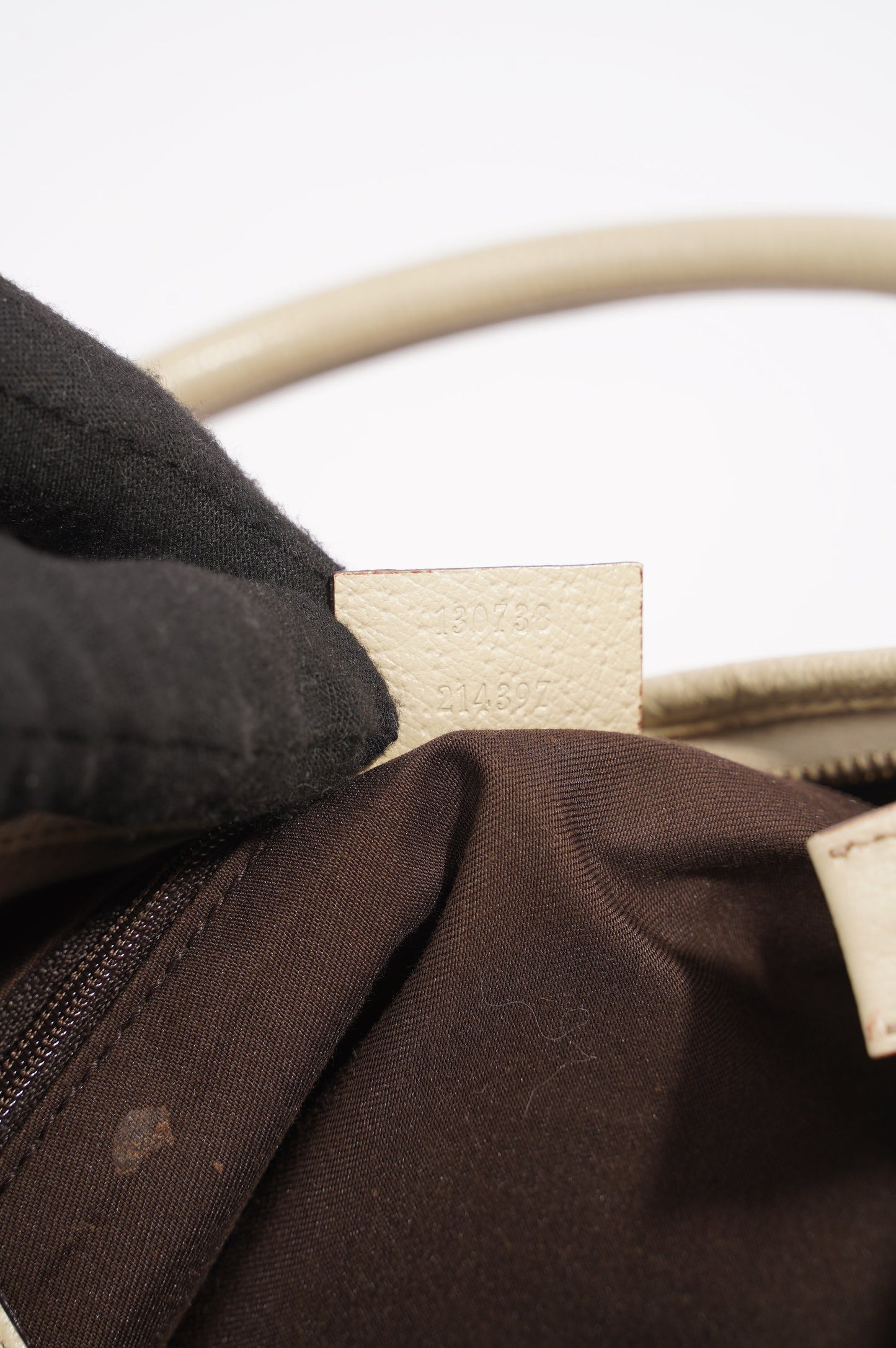 Gucci Hobo Bag Beige Canvas