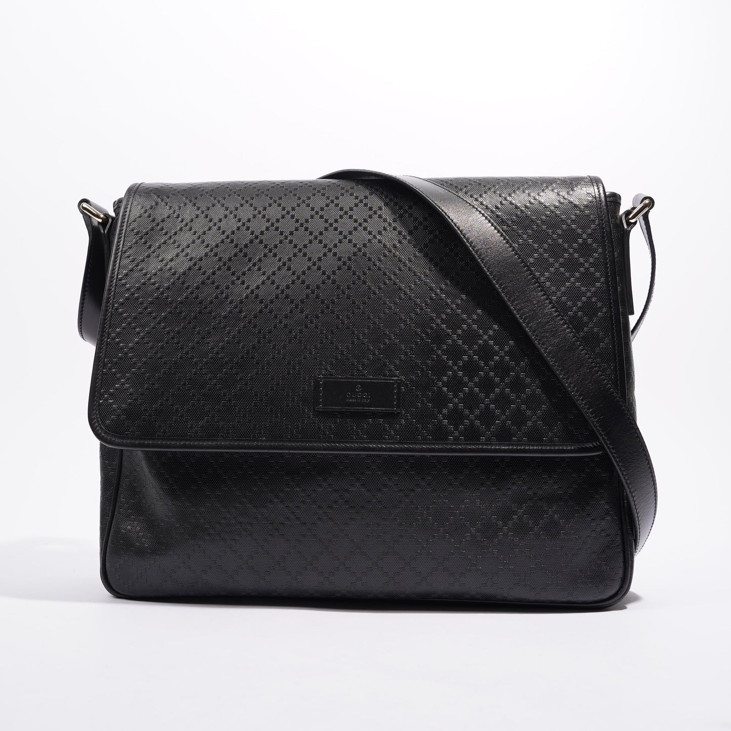 Gucci Mens Shima Messenger Bag Black