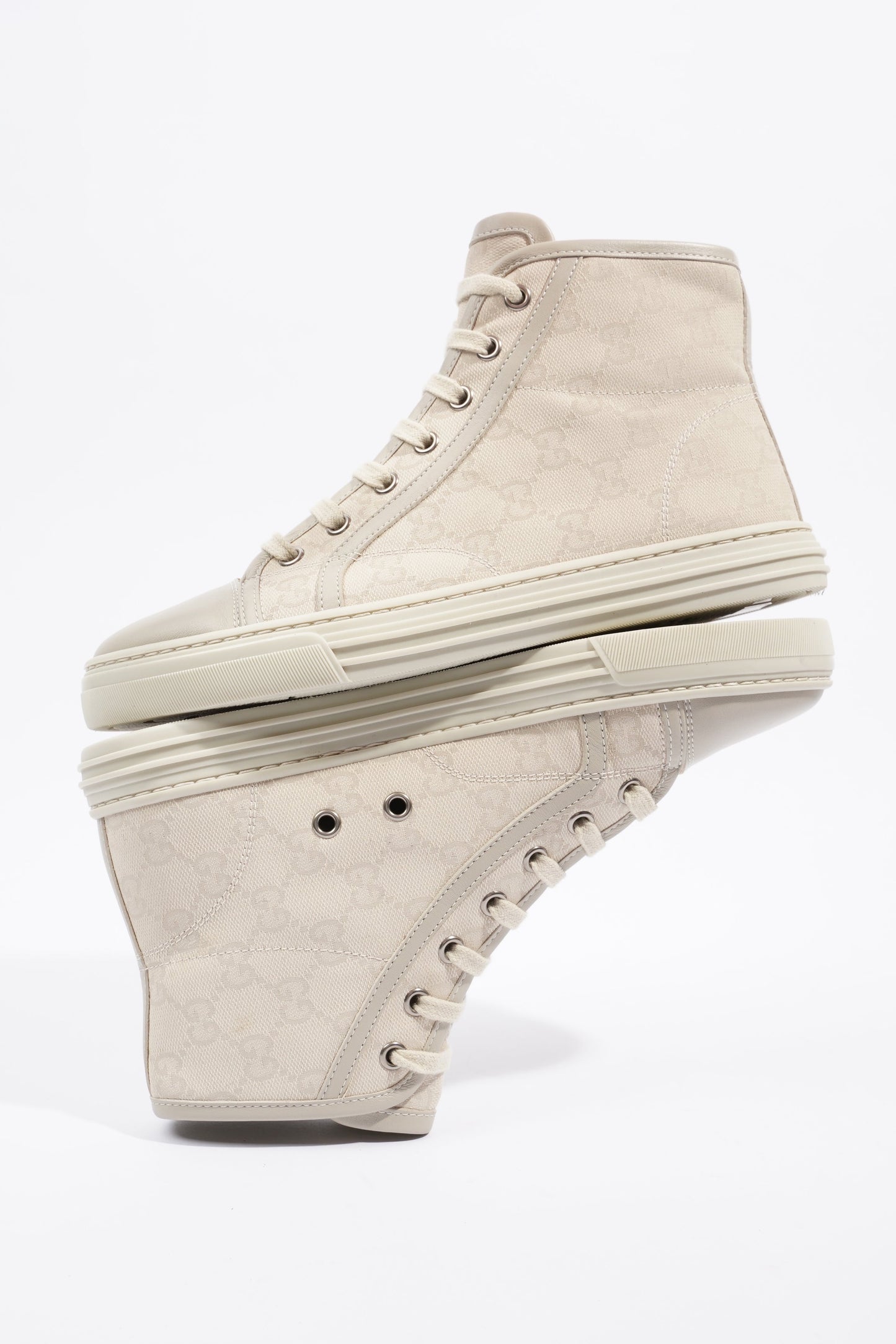 Gucci GG High Top Cream EU 36.5 / UK 3.5