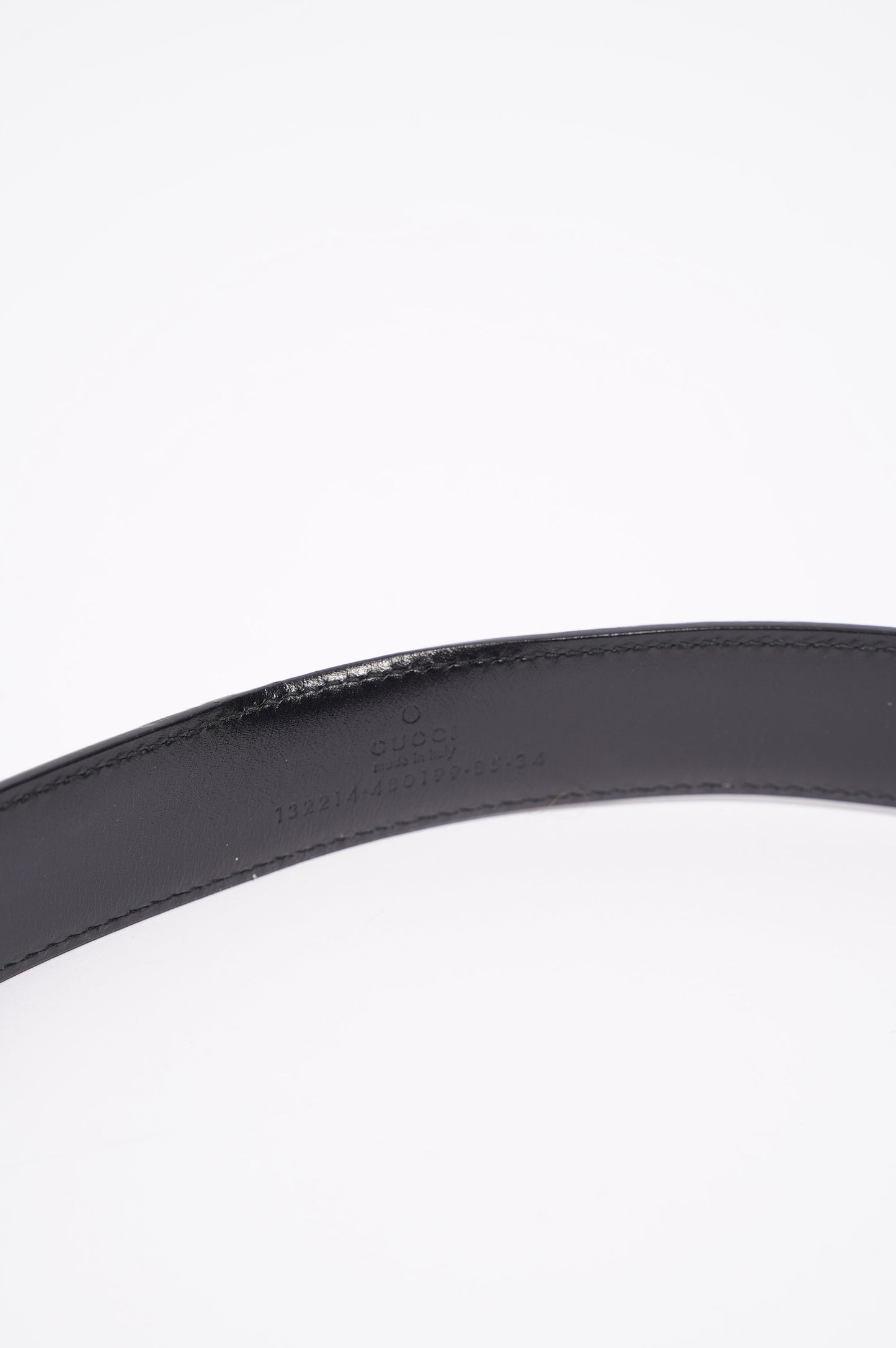 Gucci Womens Belt Black / Silver 85cm - 34"