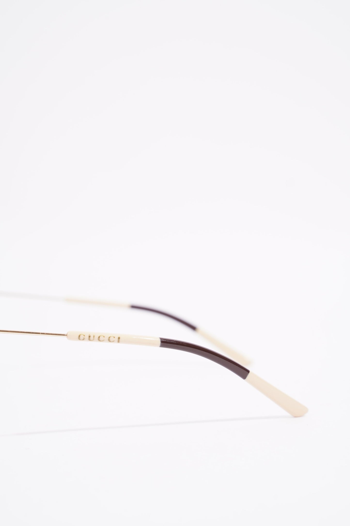 Gucci Womens Round Sunglasses Brown Acetate 145