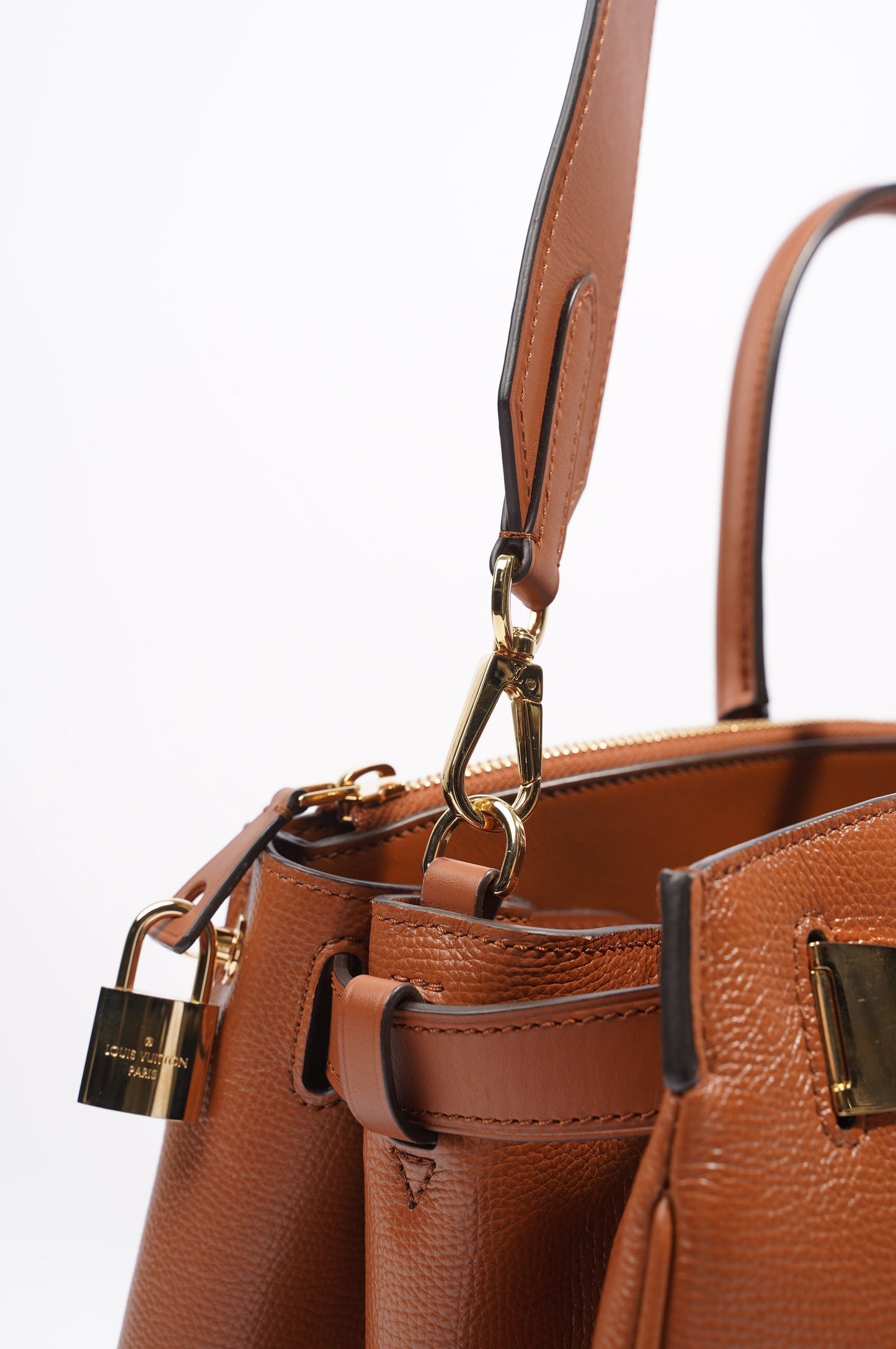 Louis Vuitton All Set Bag Brown Leather