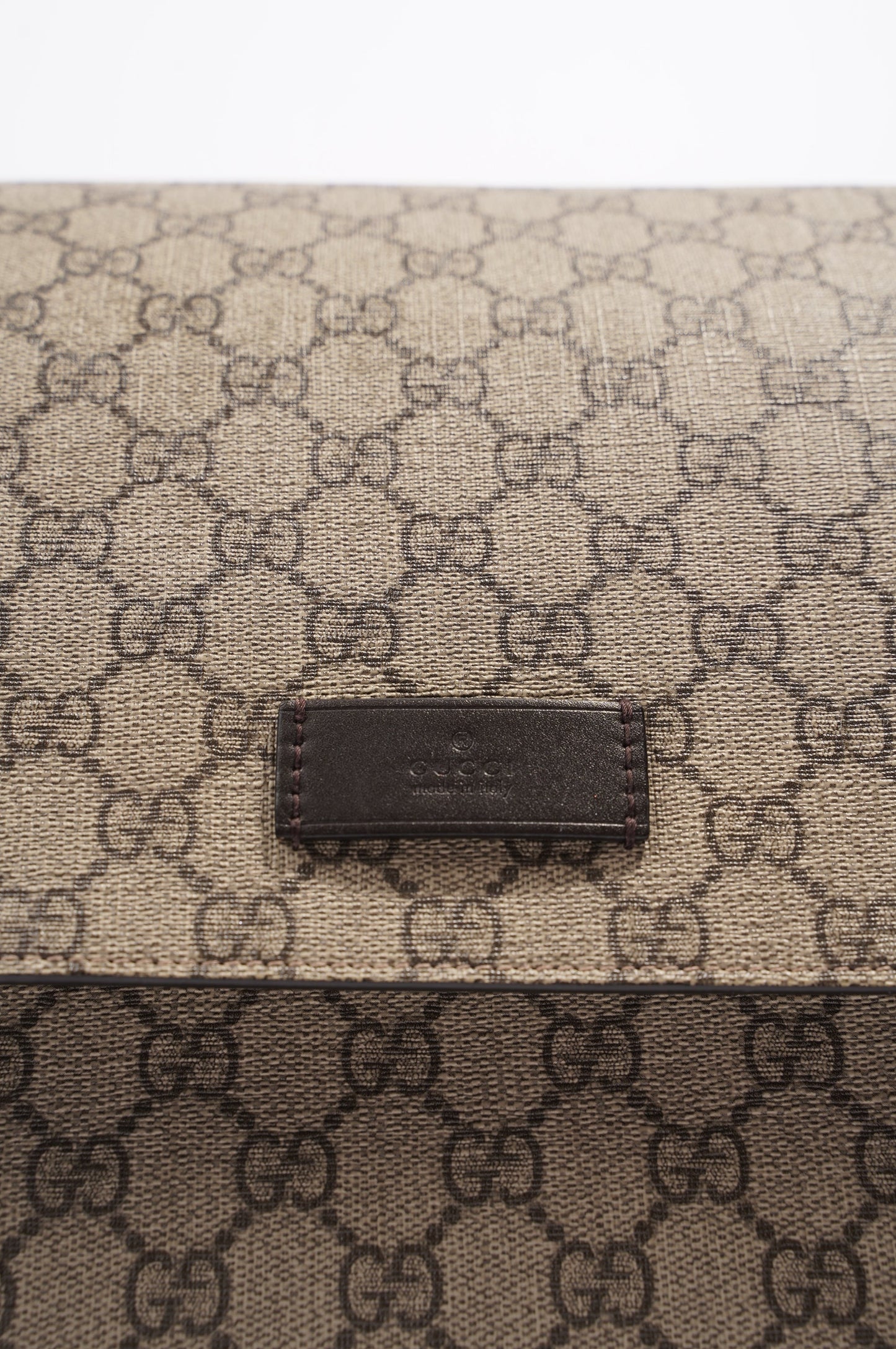 Gucci Womens Changing Bag Brown Canvas