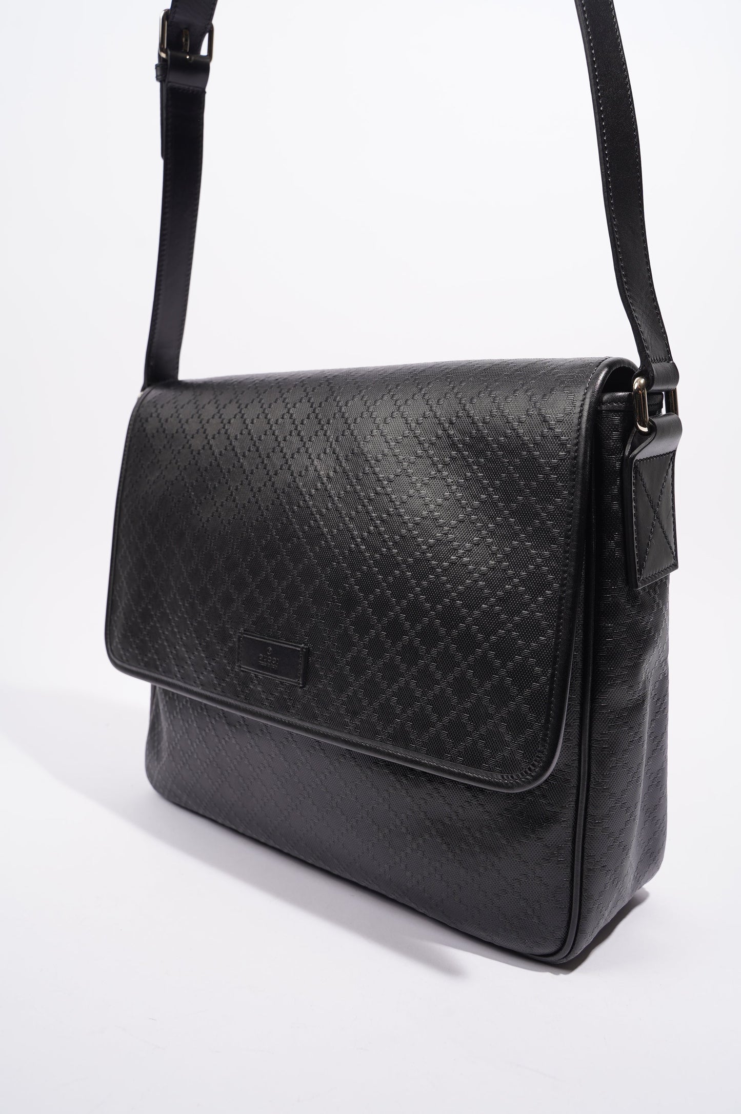Gucci Mens Shima Messenger Bag Black