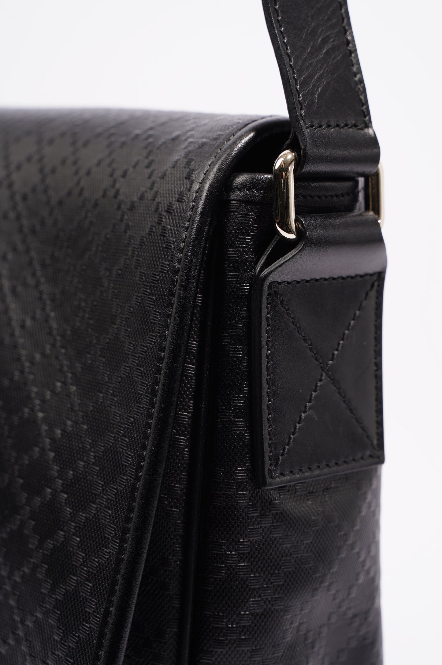 Gucci Mens Shima Messenger Bag Black