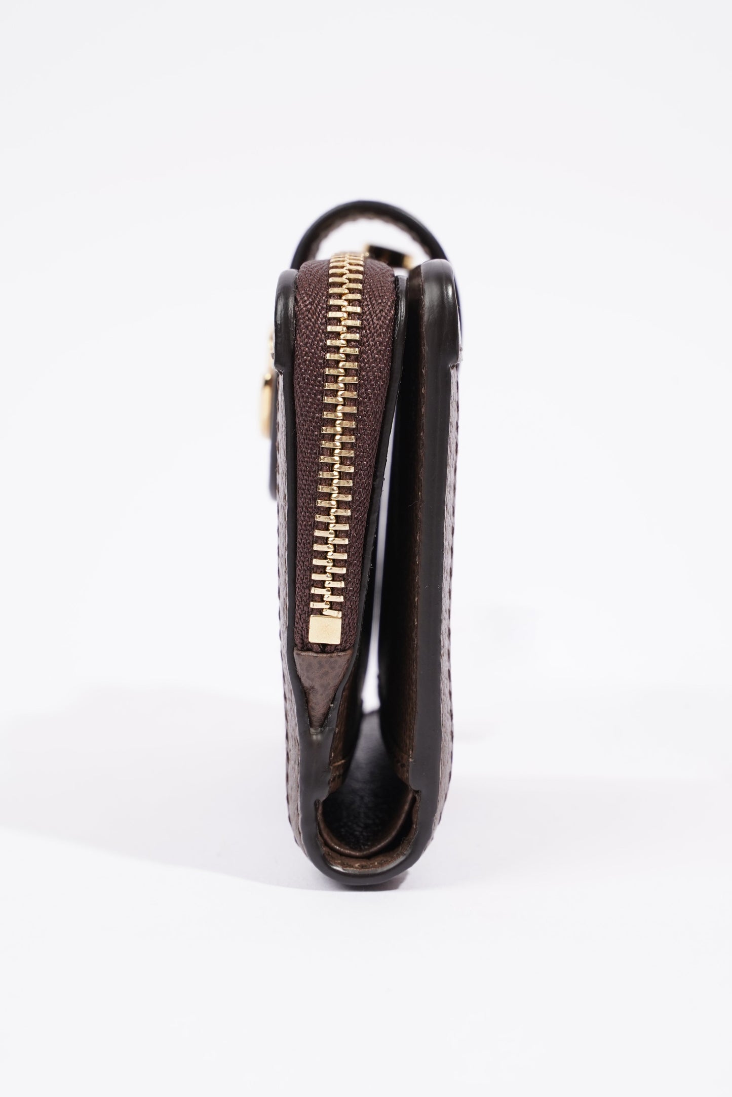Gucci Ophidia GG-jacquard Web-stripe zipped wallet Monogram / Green / Red Canvas