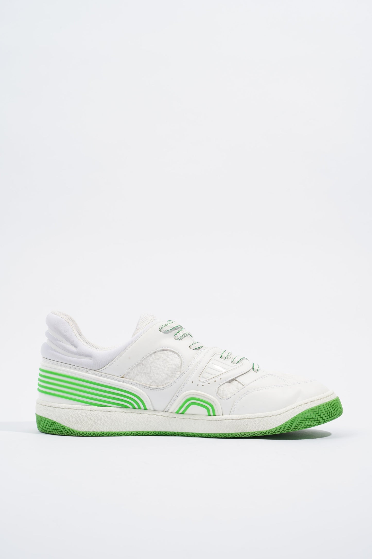 Gucci Basket Sneaker White / Green EU 43.5 / UK 9.5