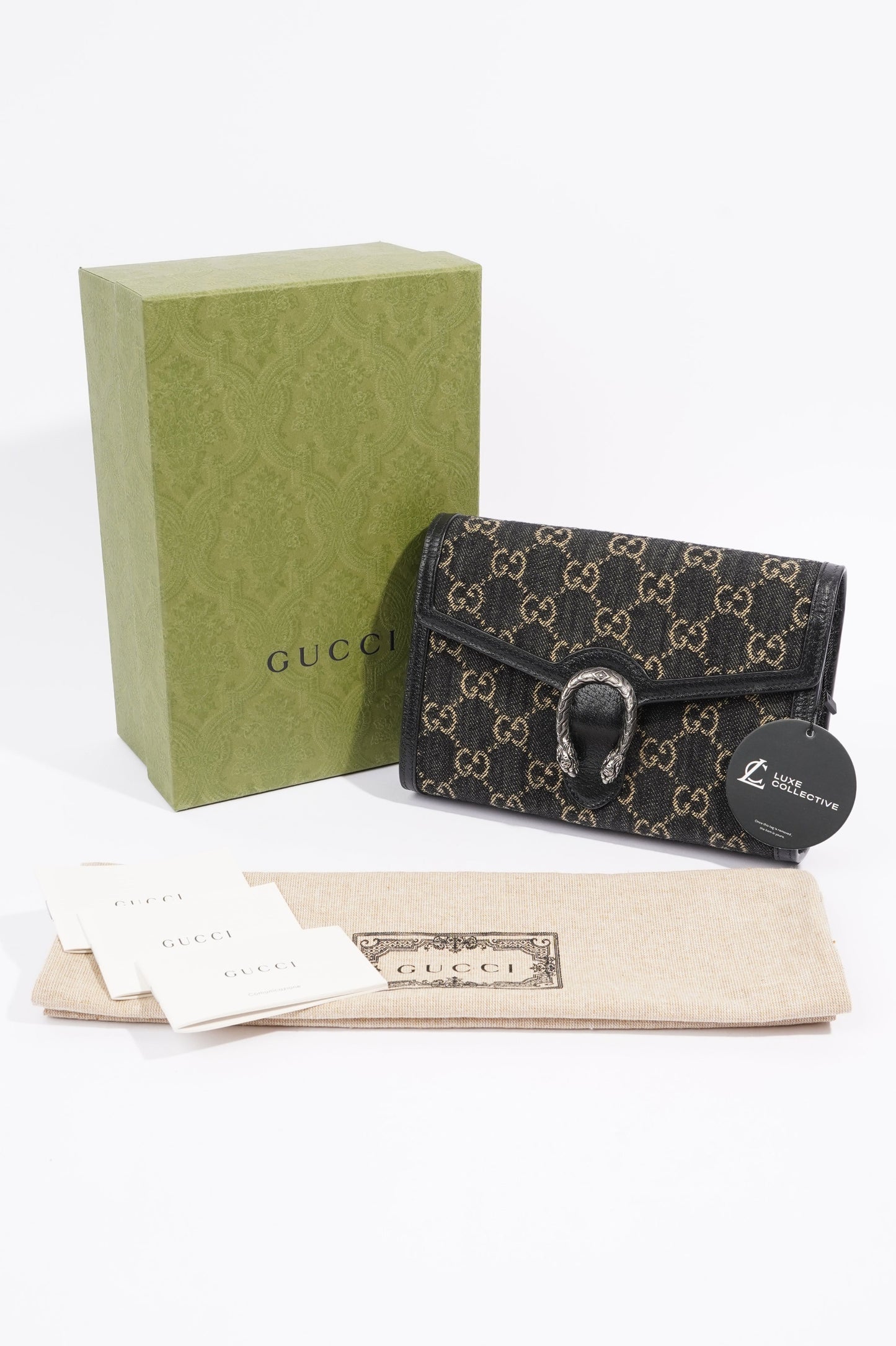 Gucci Dionysus GG Chain Wallet Monogram