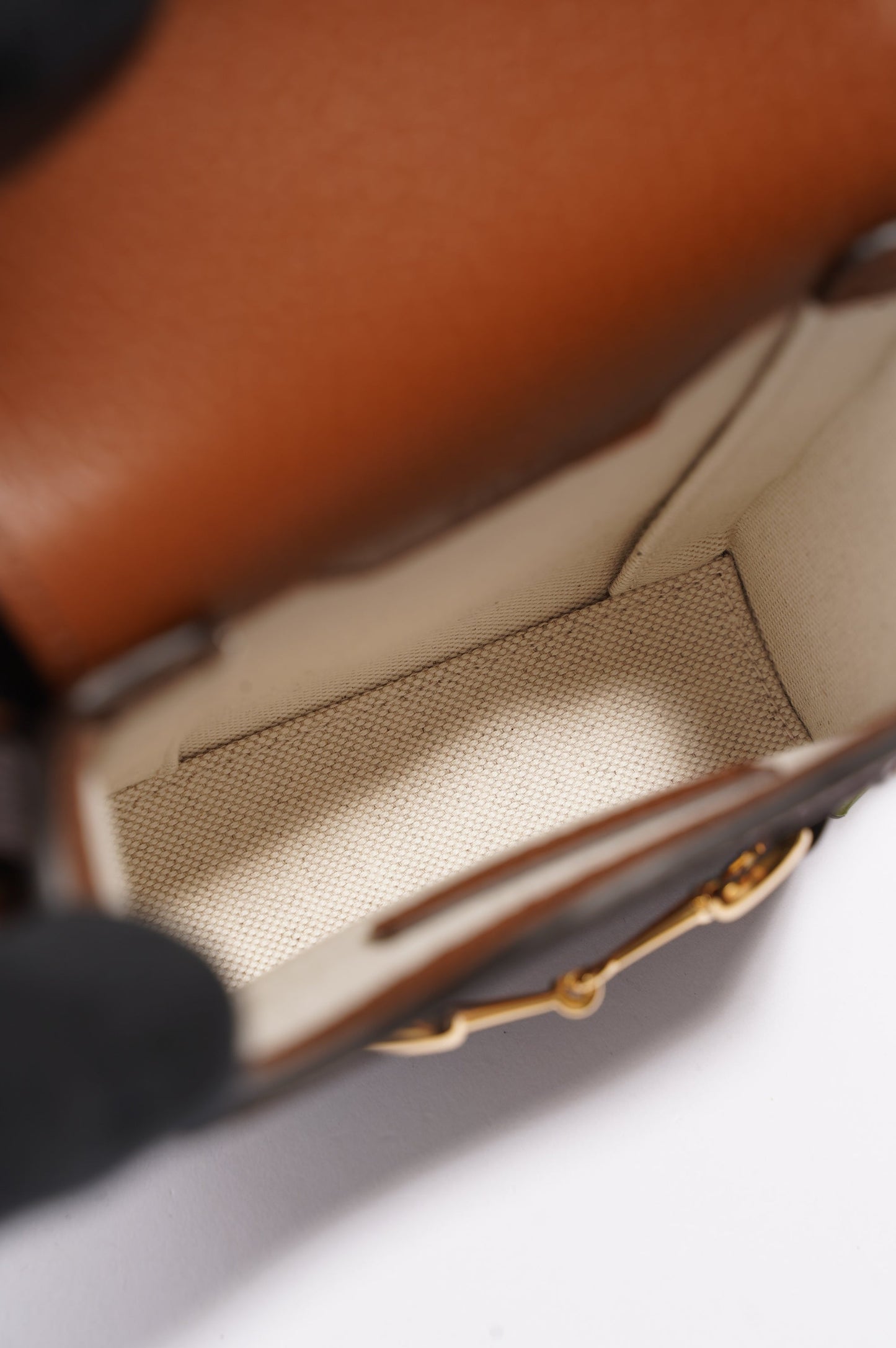 Gucci Horsebit 1955 Mini Bag Denim / Brown