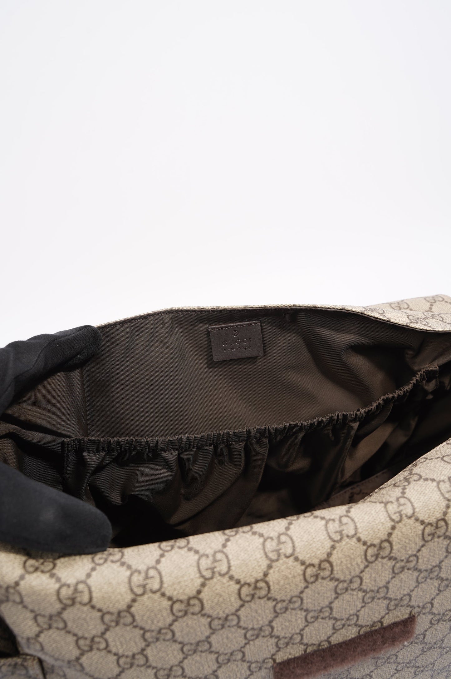 Gucci Womens Changing Bag Brown Canvas