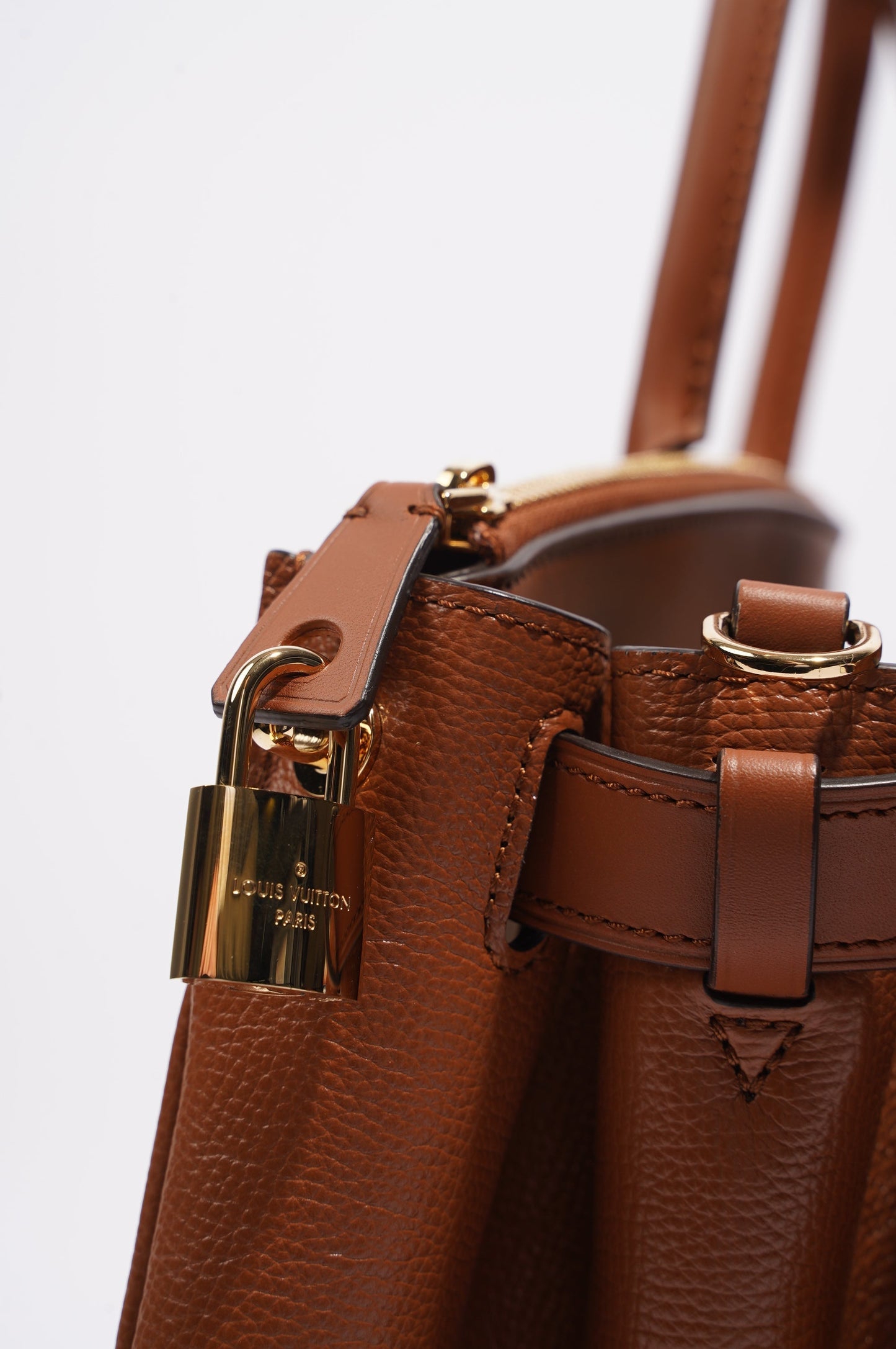 Louis Vuitton All Set Bag Brown Leather