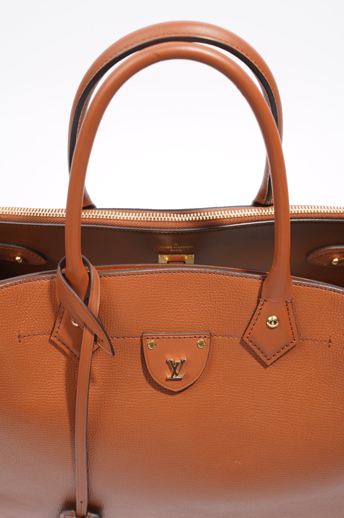 Louis Vuitton All Set Bag Brown Leather