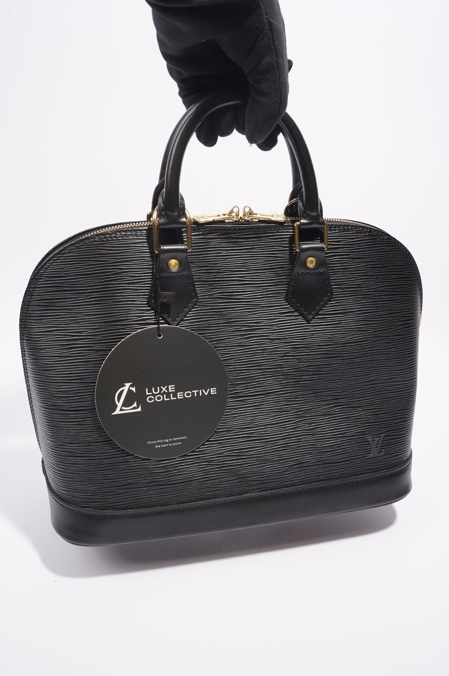 Louis Vuitton Alma Black Epi Leather PM