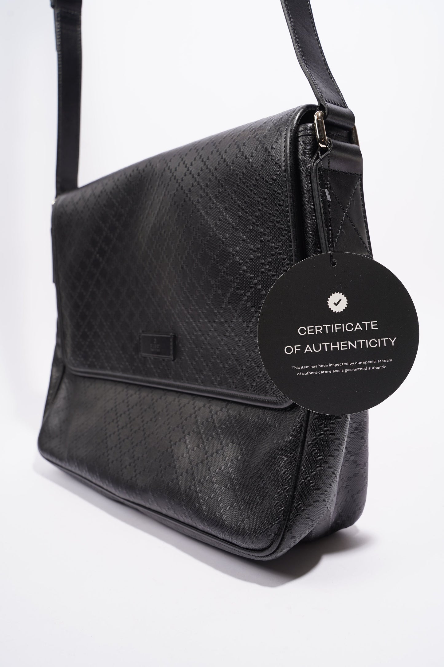 Gucci Mens Shima Messenger Bag Black
