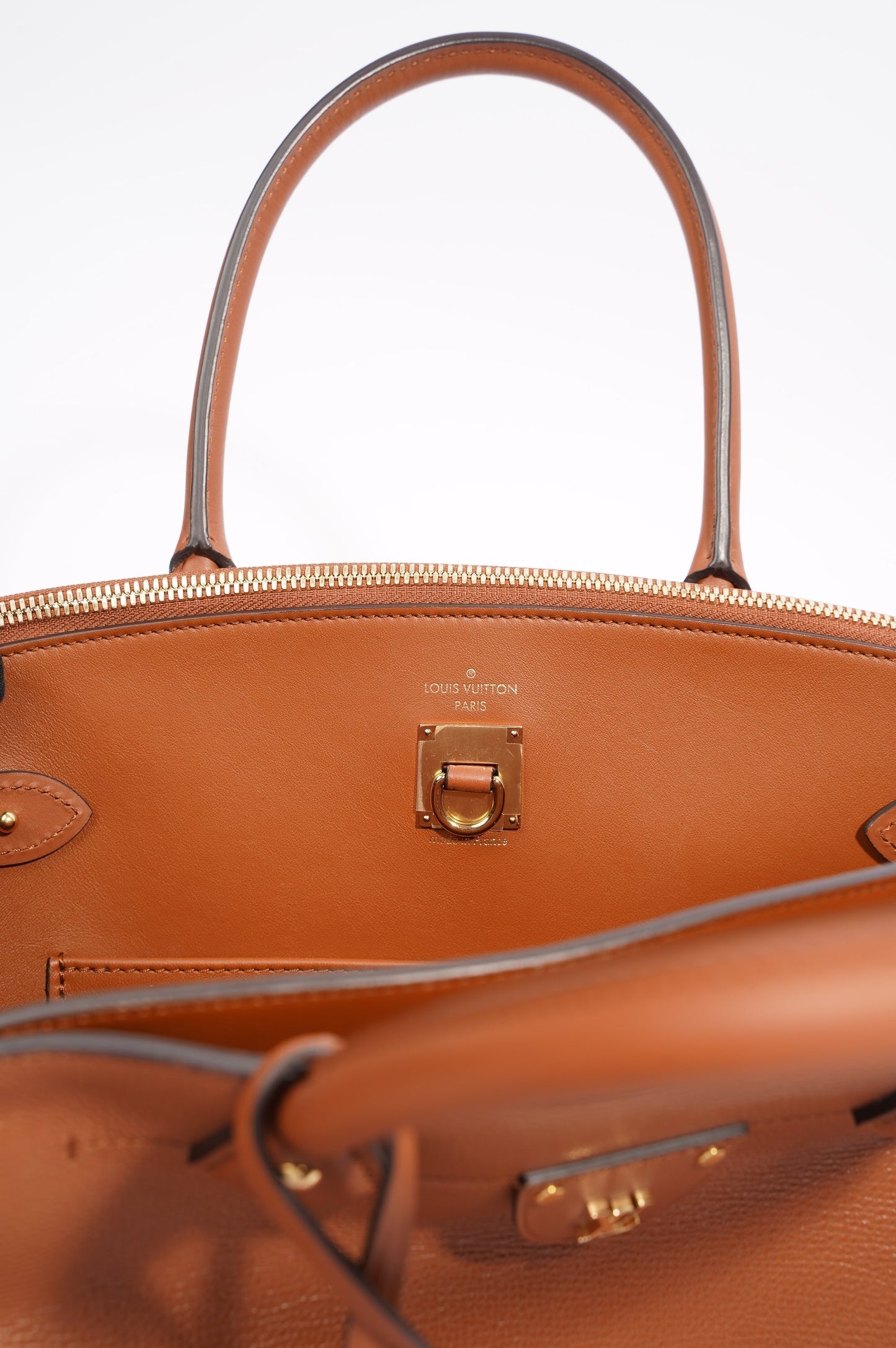 Louis Vuitton All Set Bag Brown Leather