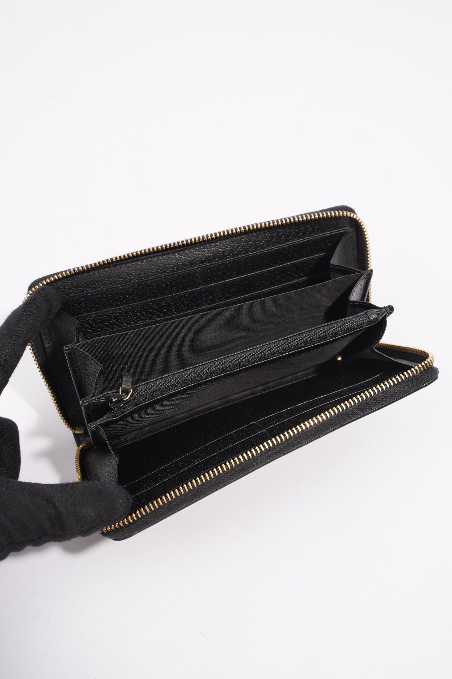 Gucci Womens Ophidia Wallet Black