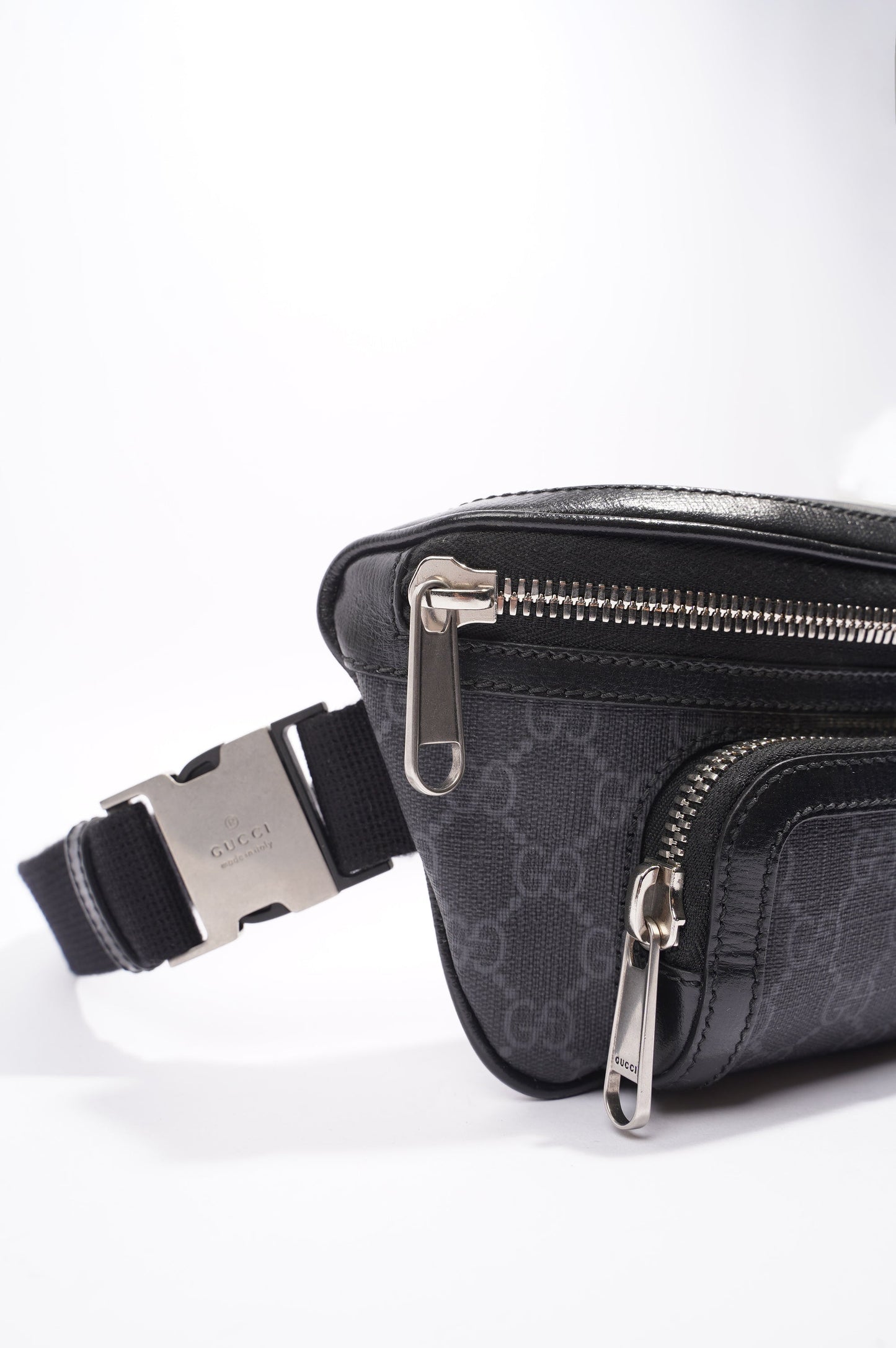 Gucci Belt Bag With Interlocking G Black / Supreme Canvas
