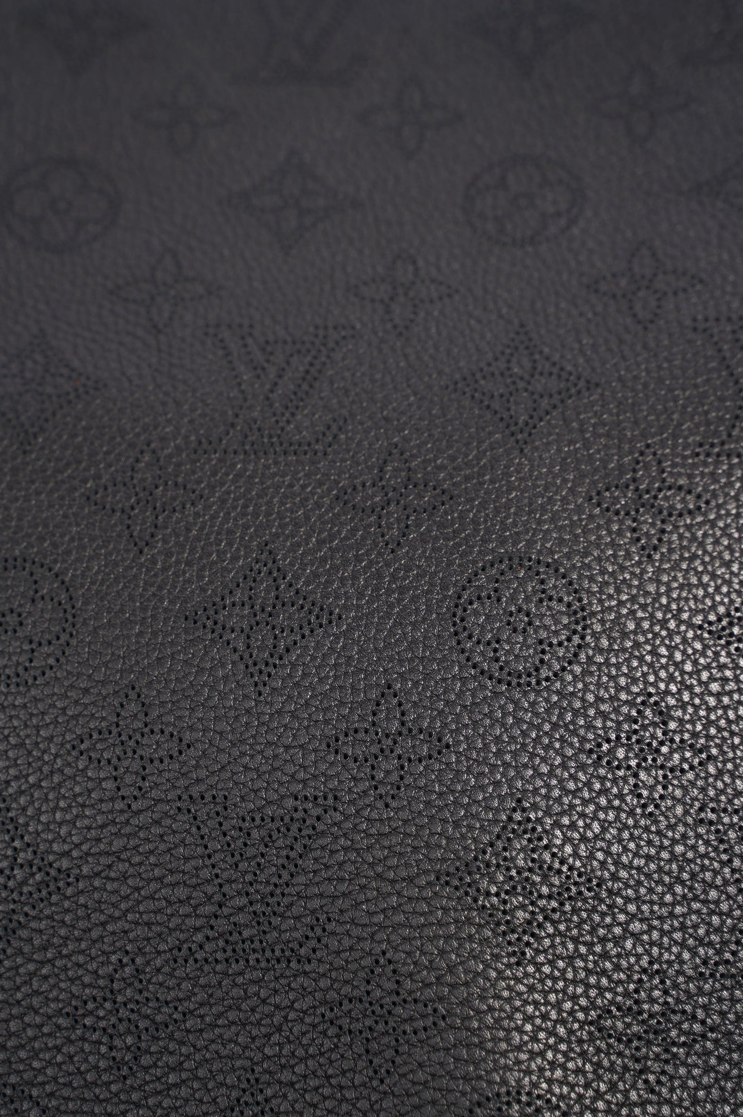 Louis Vuitton Babylone Bag Black Mahina Monogram Leather PM