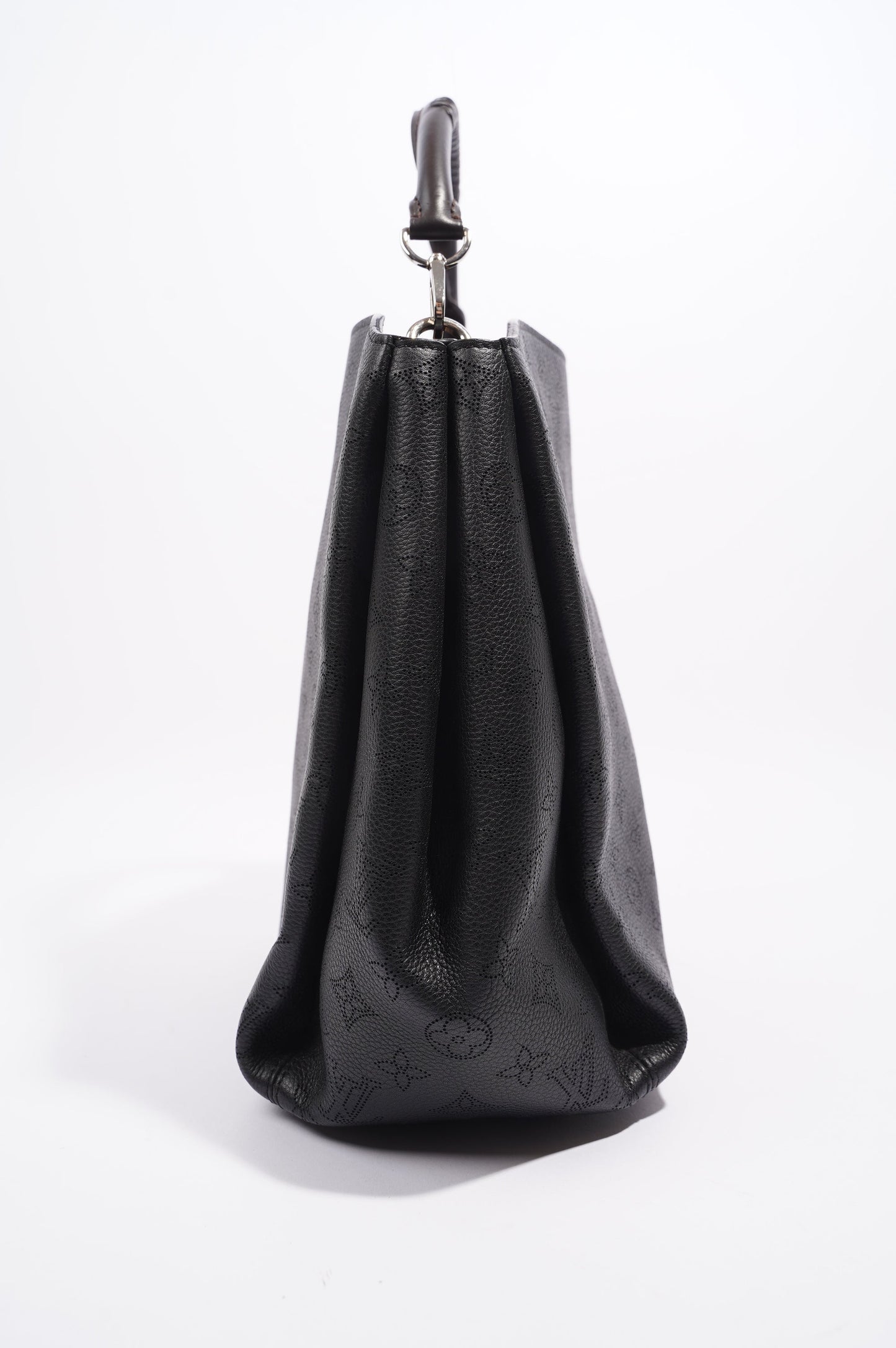 Louis Vuitton Babylone Bag Black Mahina Monogram Leather PM