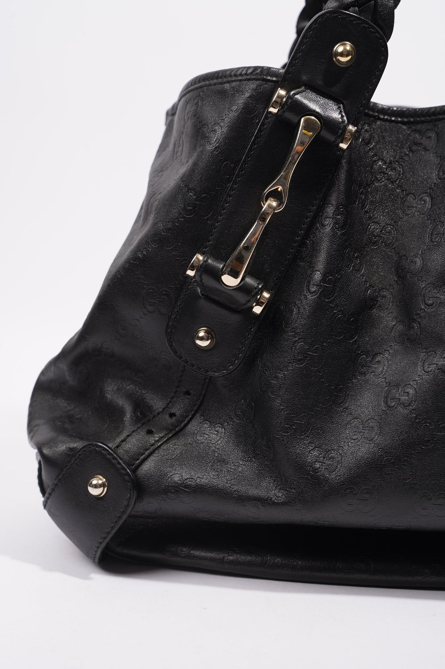 Gucci Womens Pelham Bag Black Leather