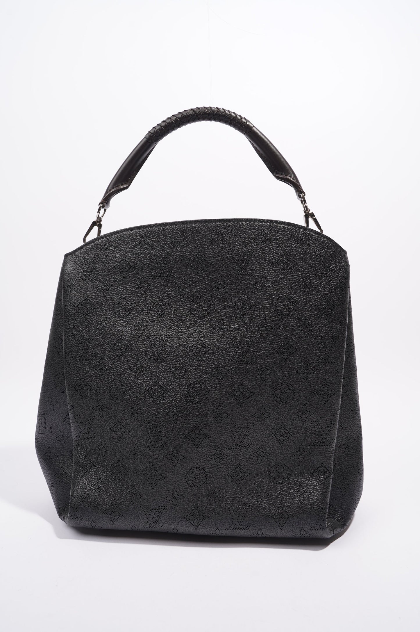 Louis Vuitton Babylone Bag Black Mahina Monogram Leather PM