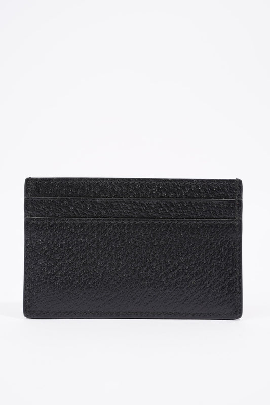 Gucci Mens Marmont Card Case Black Leather