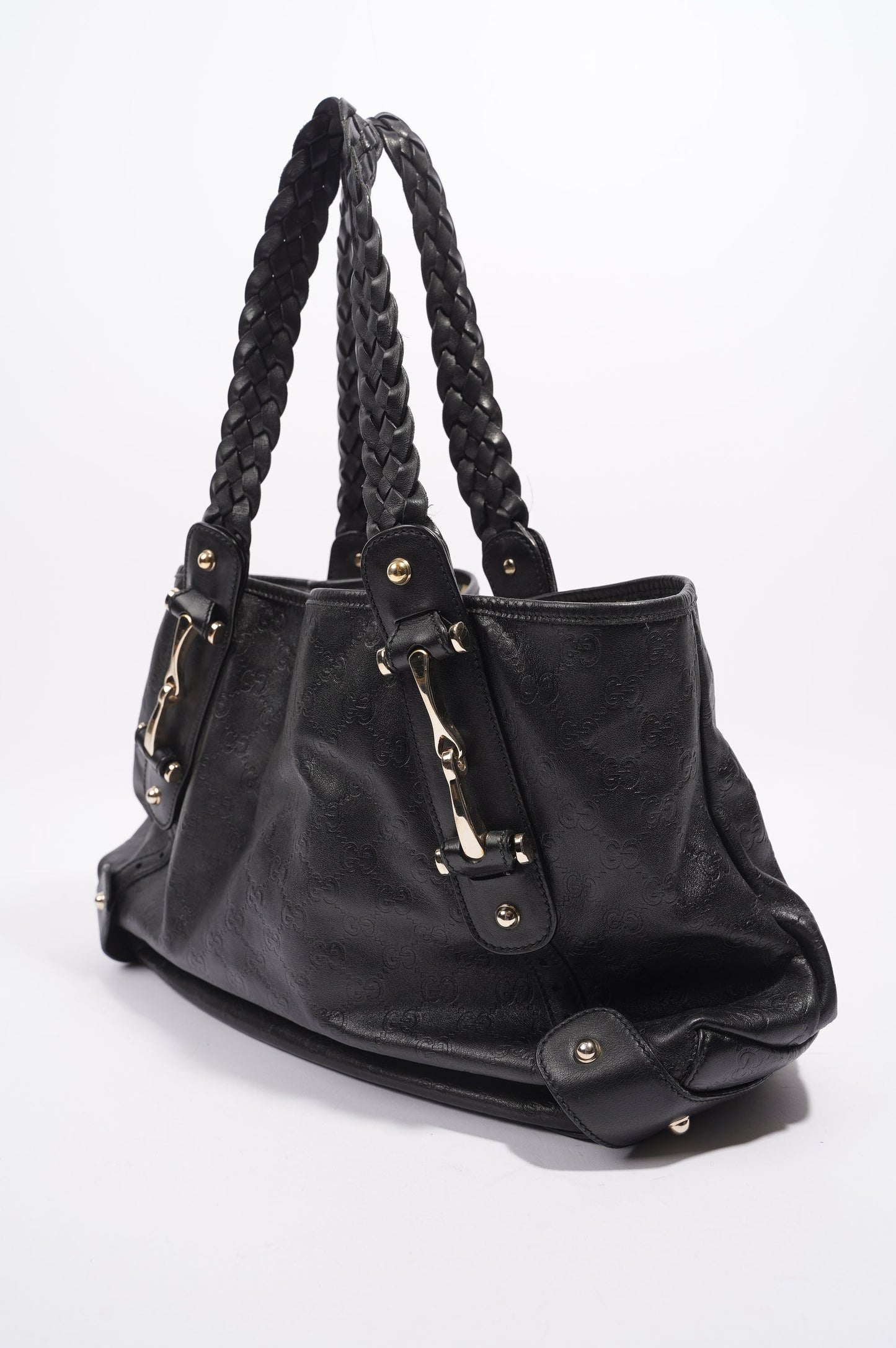 Gucci Womens Pelham Bag Black Leather