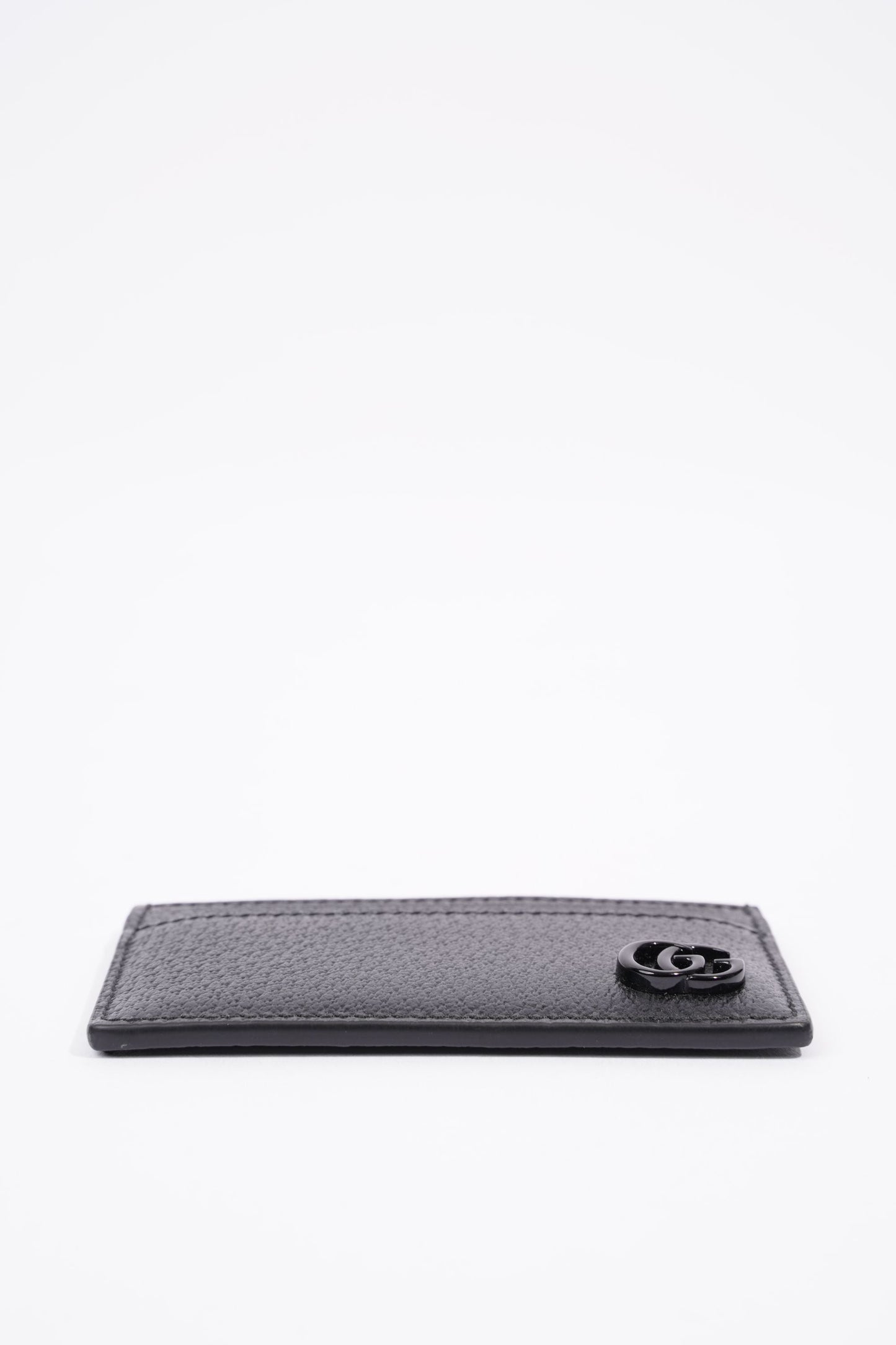 Gucci Mens Marmont Card Case Black Leather