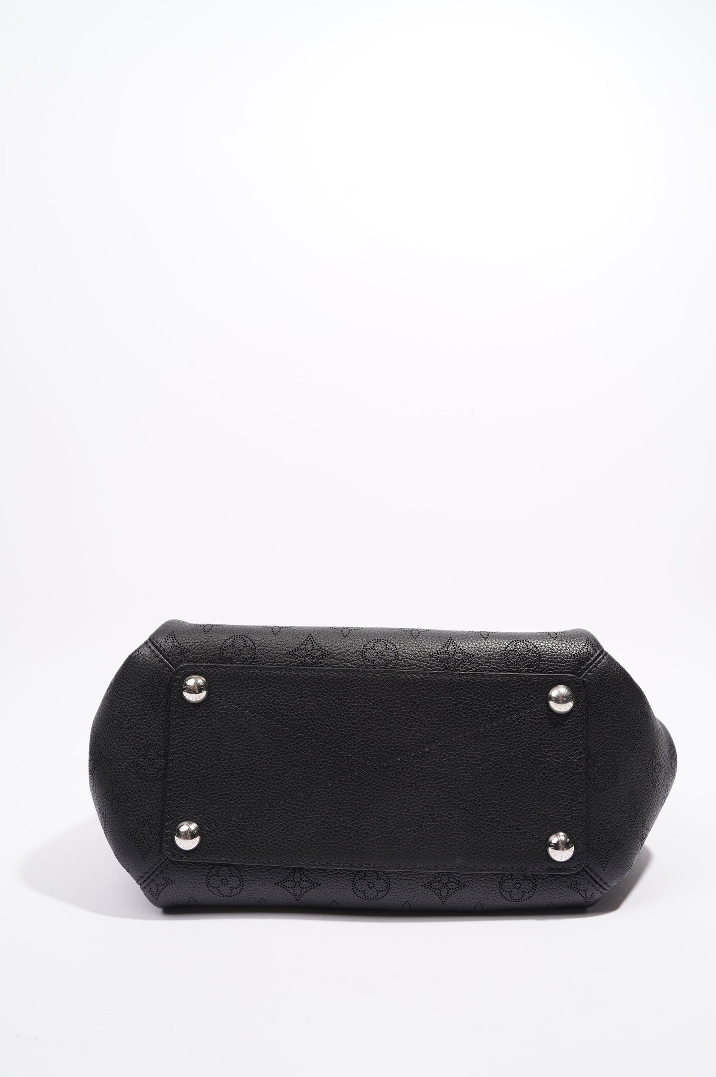 Louis Vuitton Babylone Bag Black Mahina Monogram Leather PM