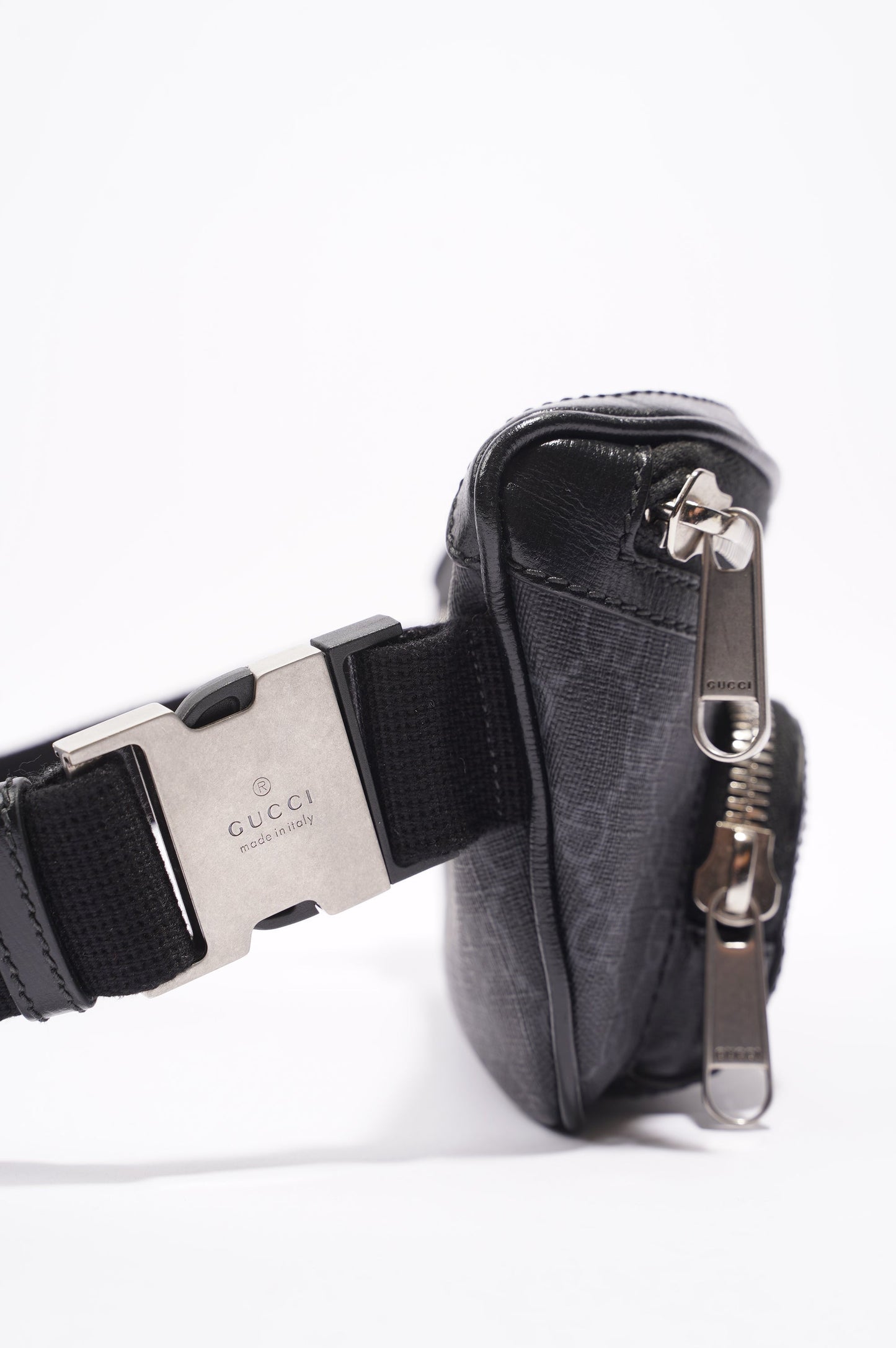 Gucci Belt Bag With Interlocking G Black / Supreme Canvas