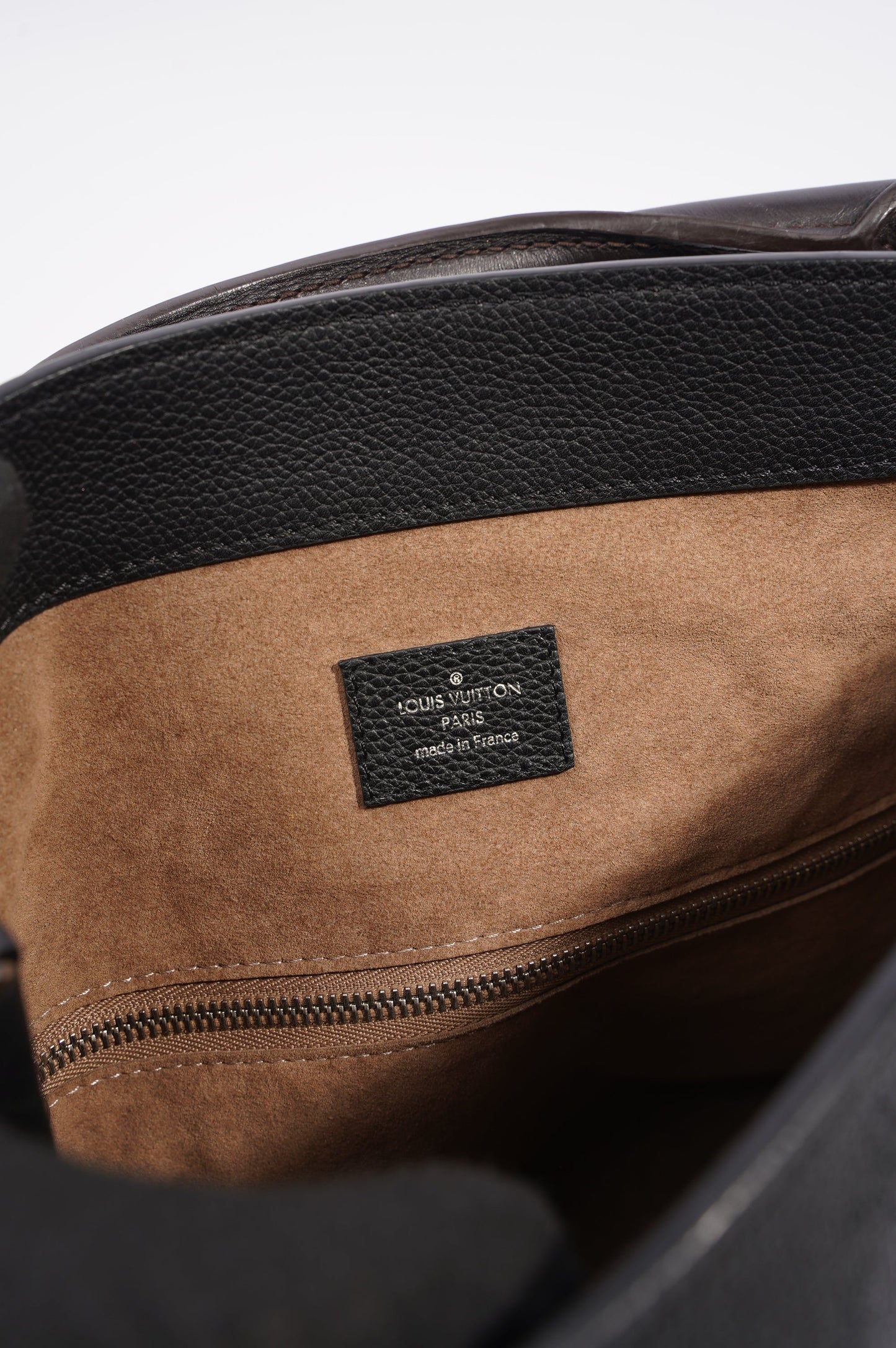 Louis Vuitton Babylone Bag Black Mahina Monogram Leather PM