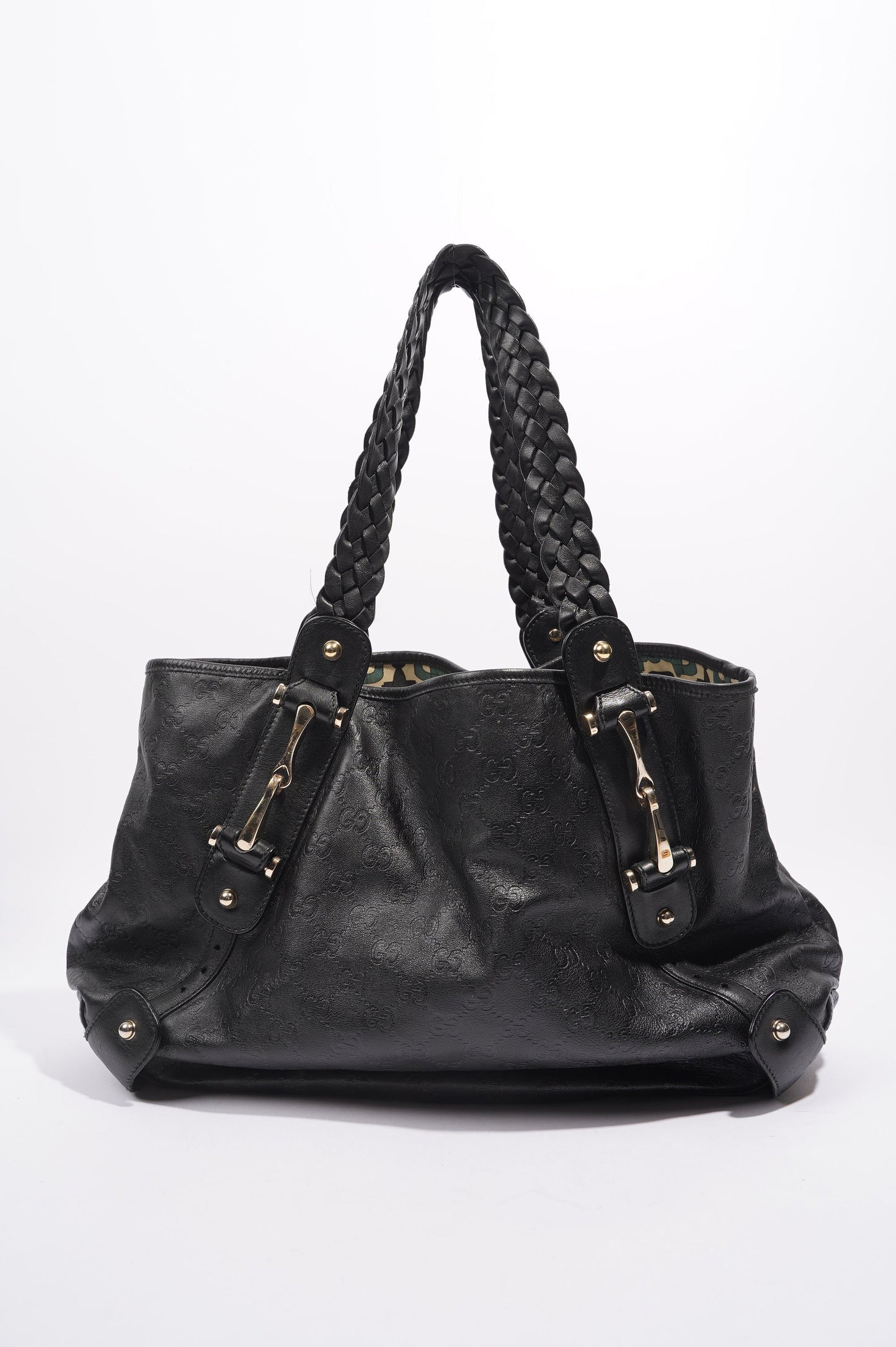 Gucci Womens Pelham Bag Black Leather