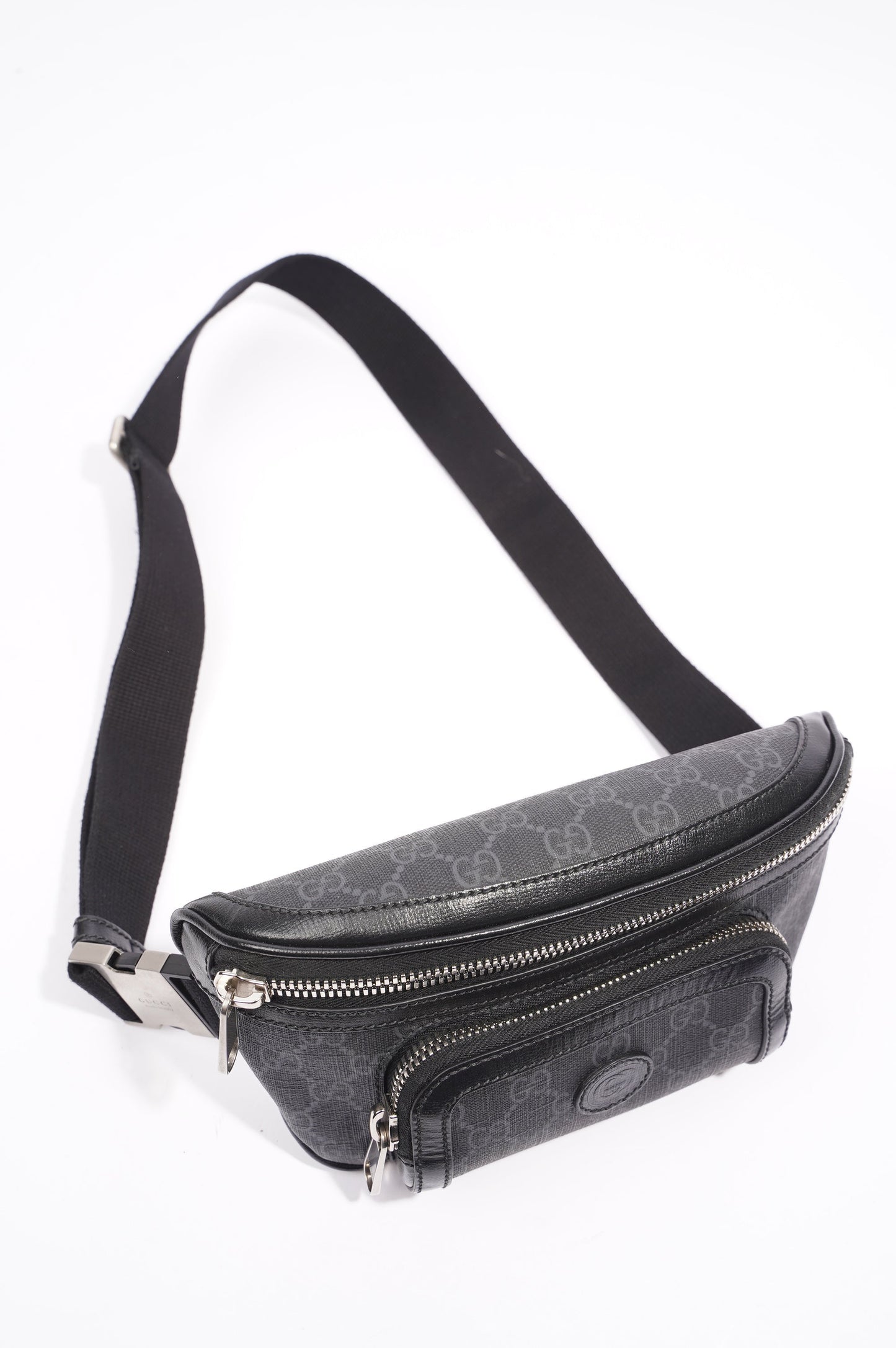 Gucci Belt Bag With Interlocking G Black / Supreme Canvas