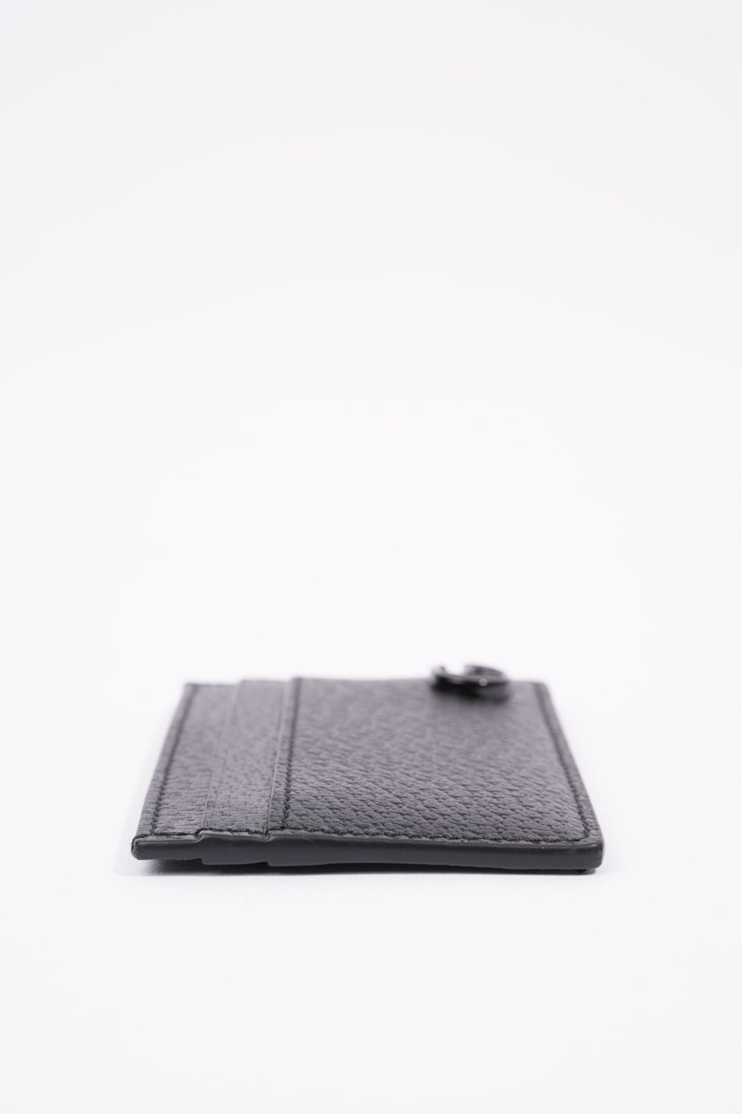Gucci Mens Marmont Card Case Black Leather