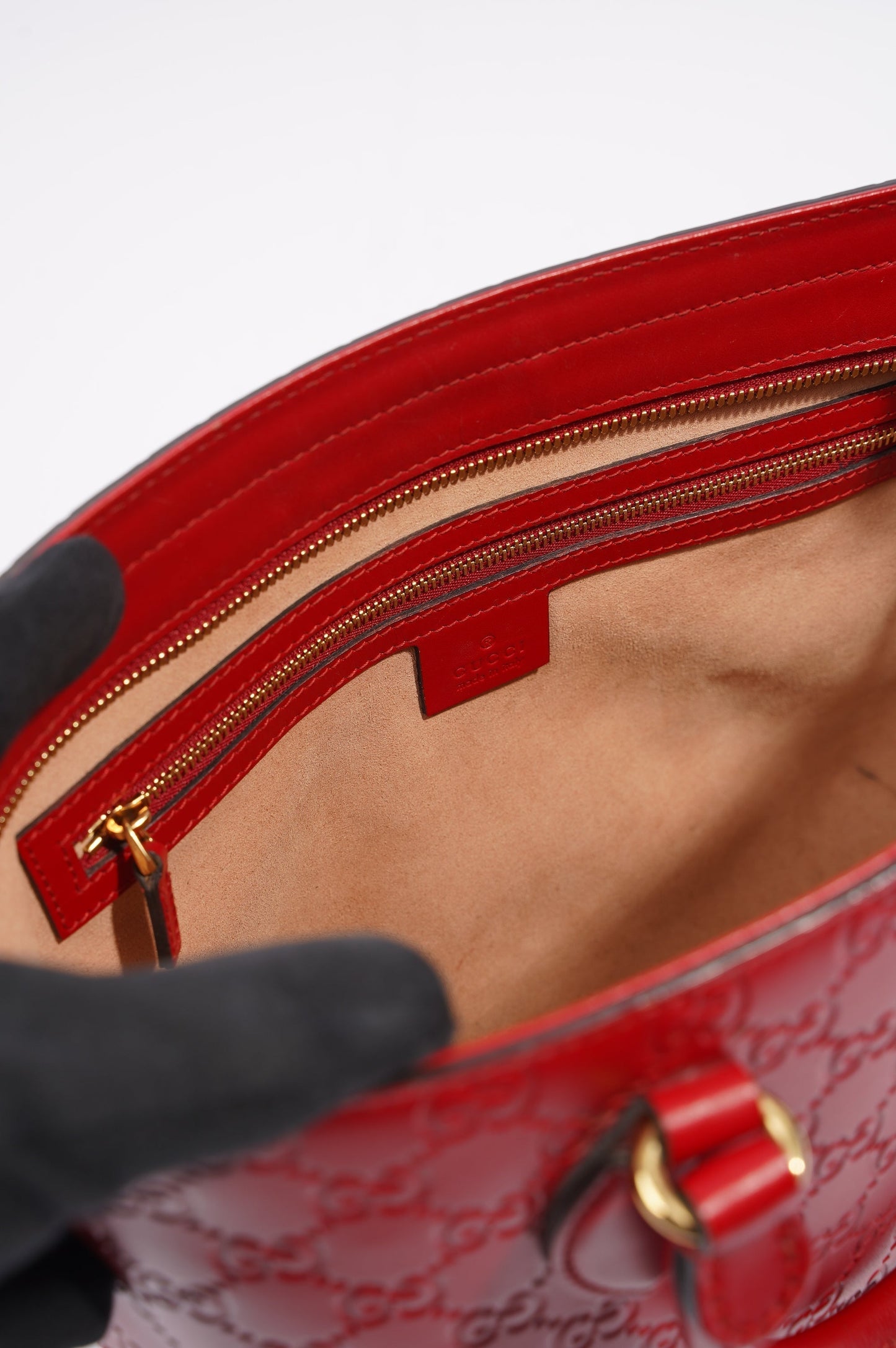Gucci Womens Shima Two Way Red