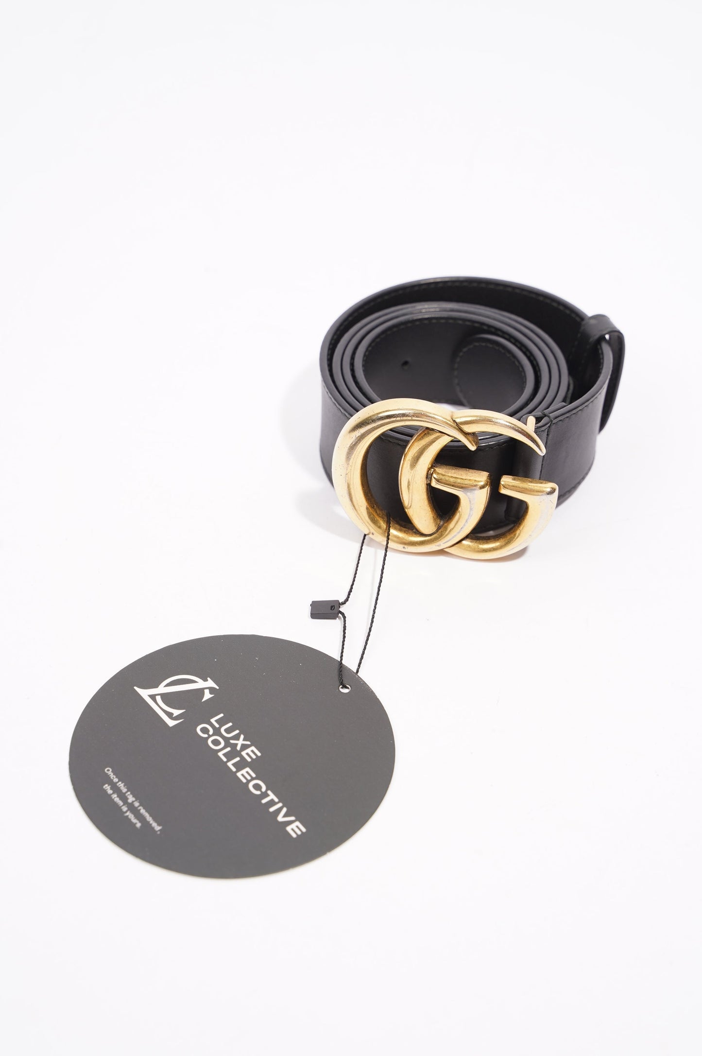 Gucci Womens Marmont Belt Black 90 - 36