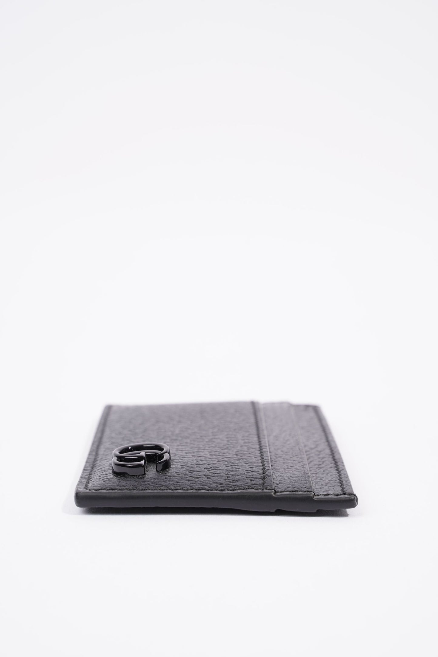 Gucci Mens Marmont Card Case Black Leather