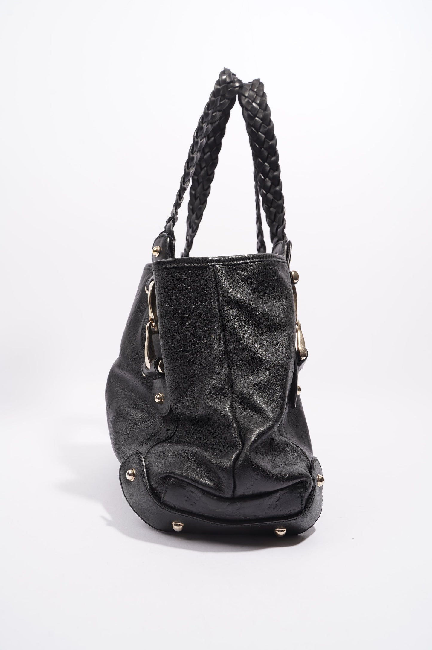 Gucci Womens Pelham Bag Black Leather
