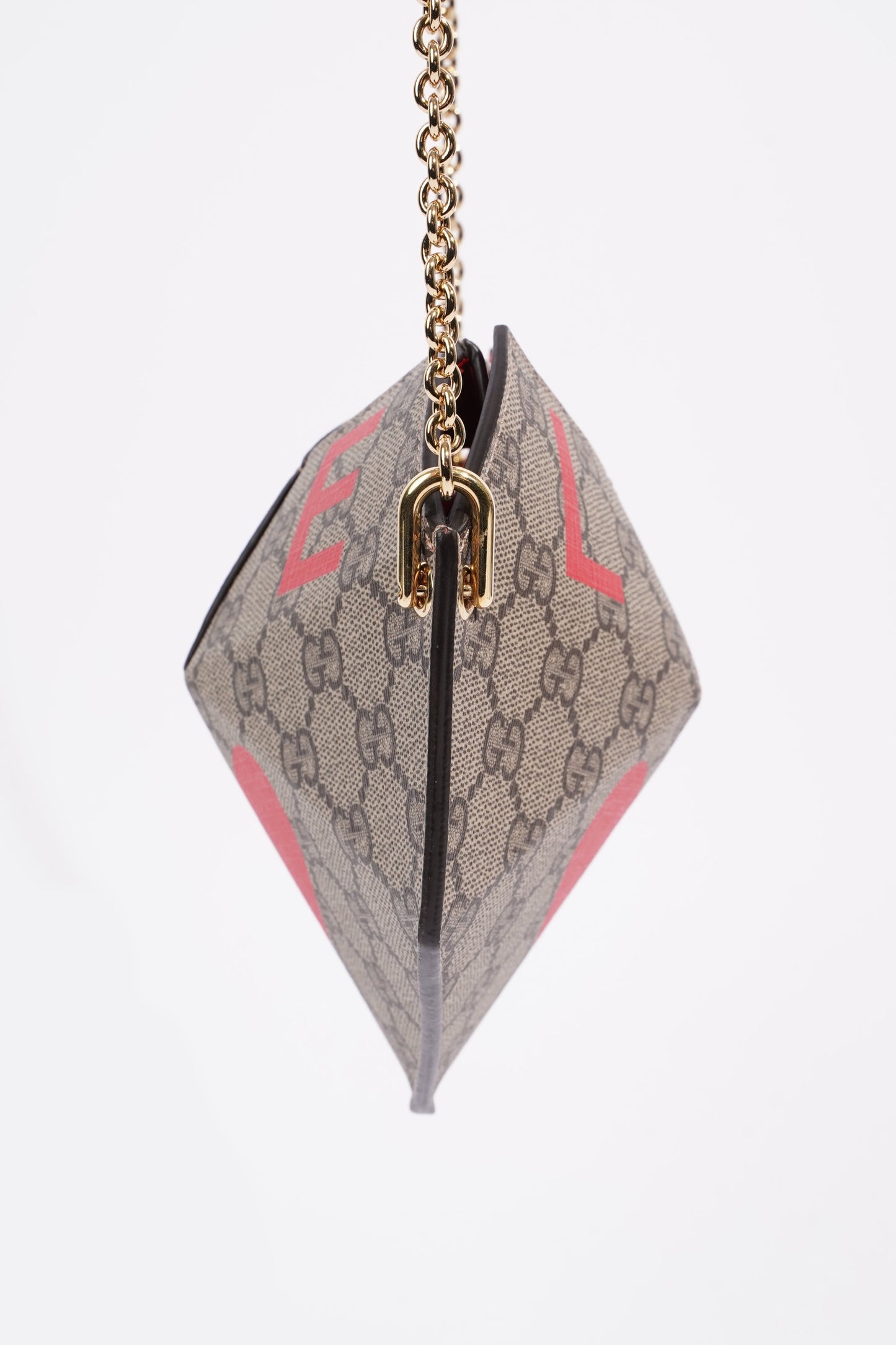 Gucci Small Heart Mini Chain Bag Supreme / Red
