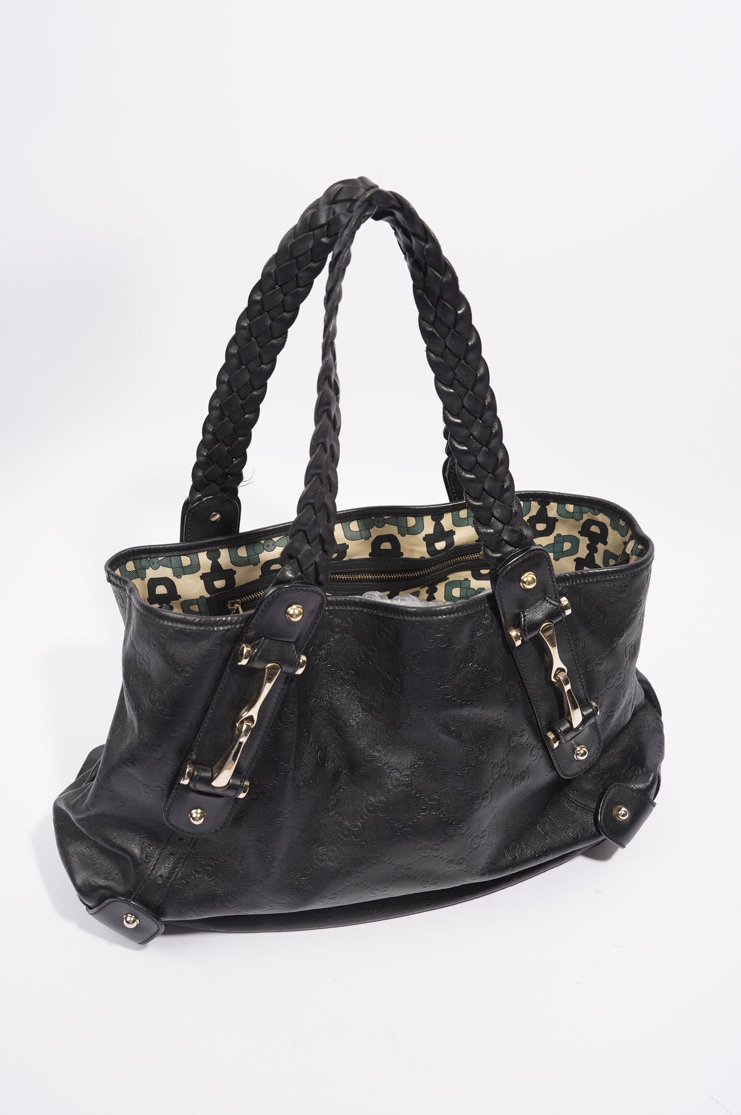 Gucci Womens Pelham Bag Black Leather