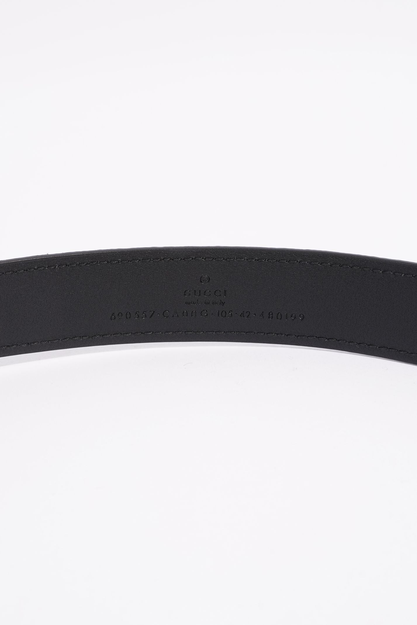 Gucci Blondie Belt Black Suede 105