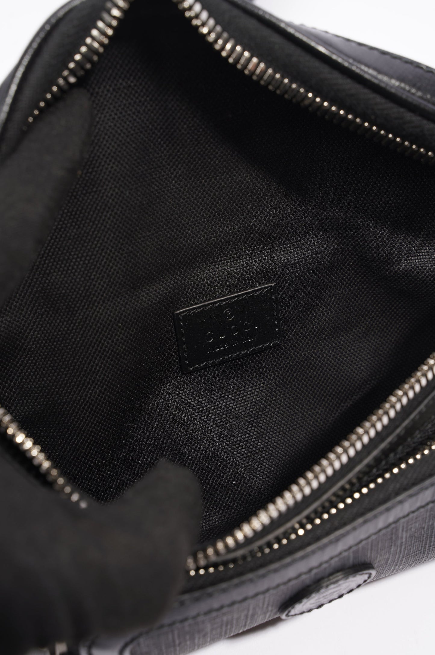 Gucci Belt Bag With Interlocking G Black / Supreme Canvas