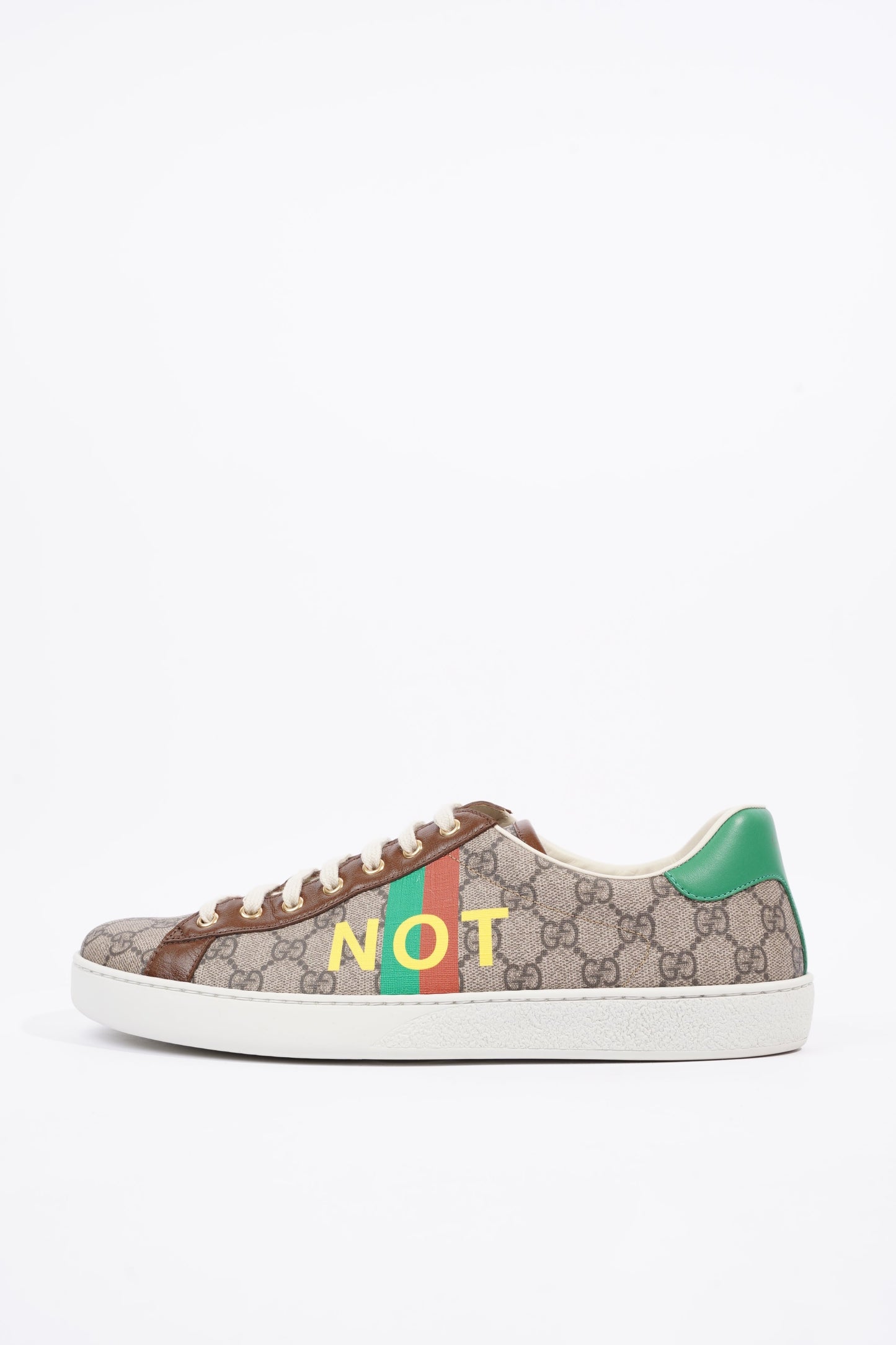 Gucci Mens Ace Not Fake Print Supreme / Red / Green EU 46 / UK 12