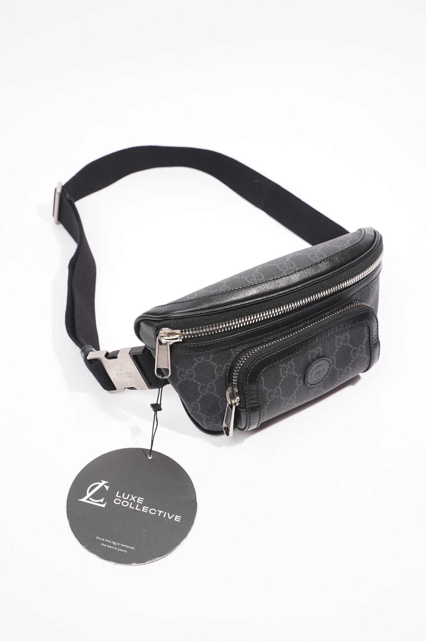 Gucci Belt Bag With Interlocking G Black / Supreme Canvas
