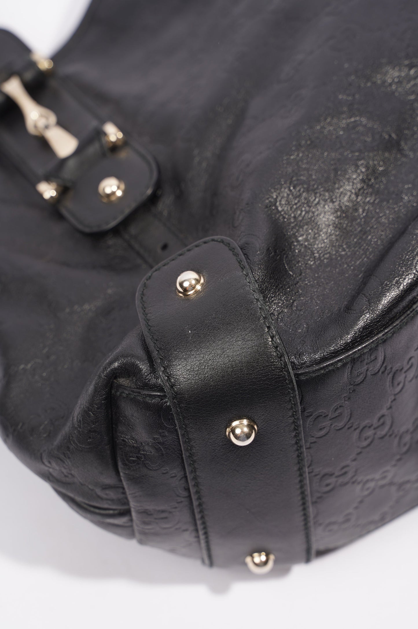 Gucci Womens Pelham Bag Black Leather