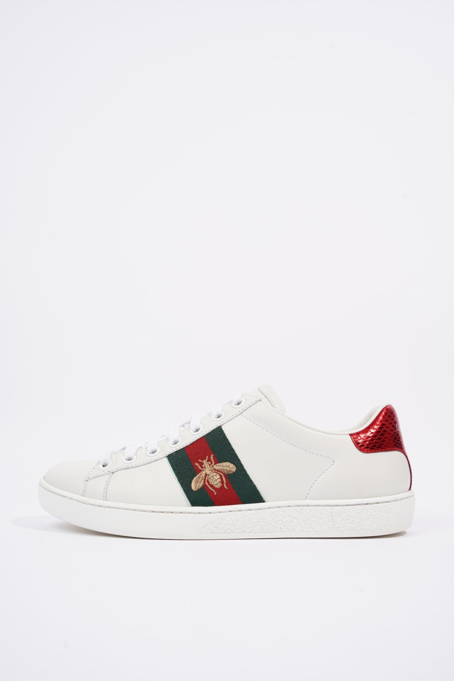 Gucci Womens Ace Bee White / Red / Green EU 36 / UK 3
