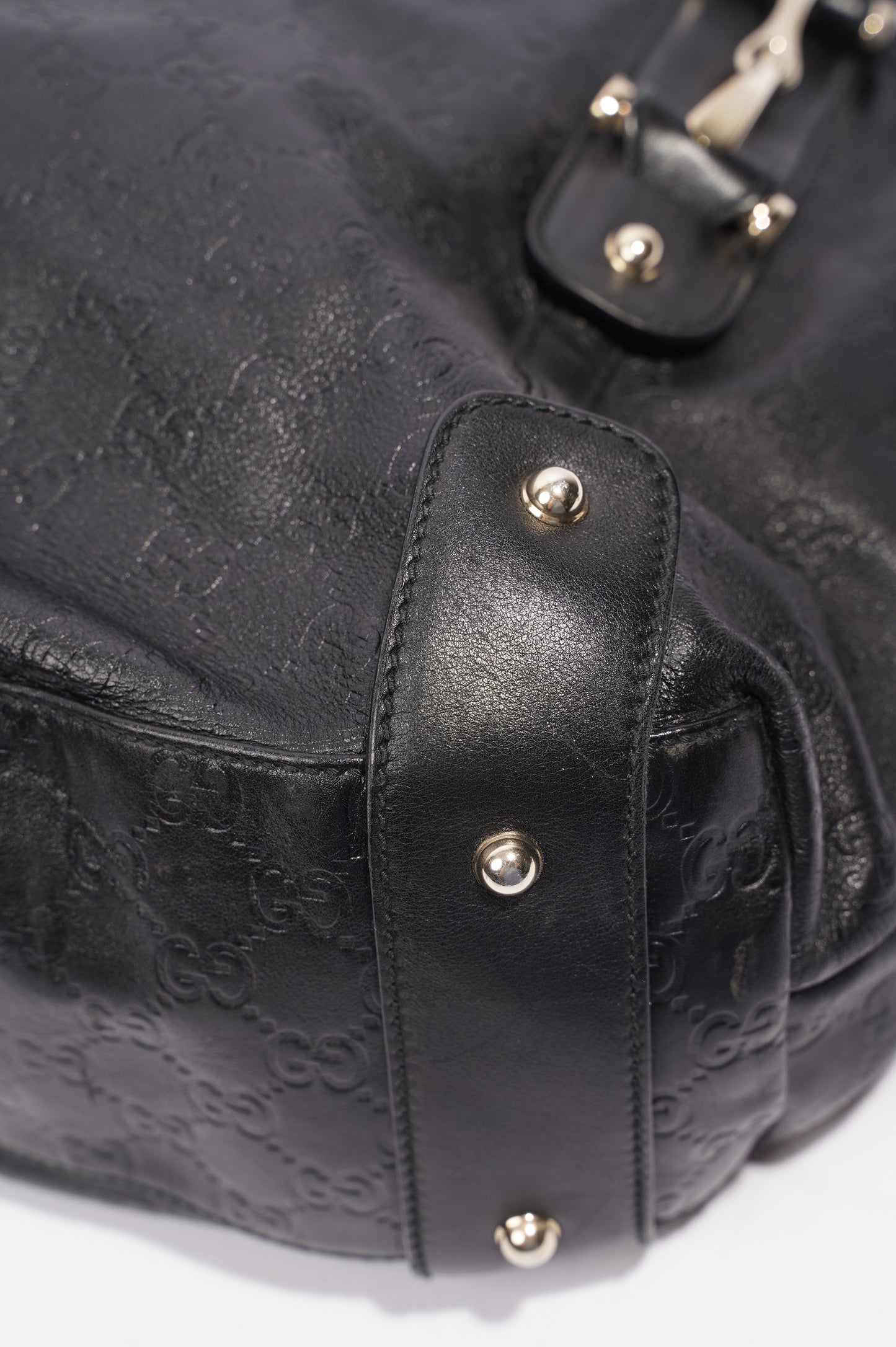 Gucci Womens Pelham Bag Black Leather