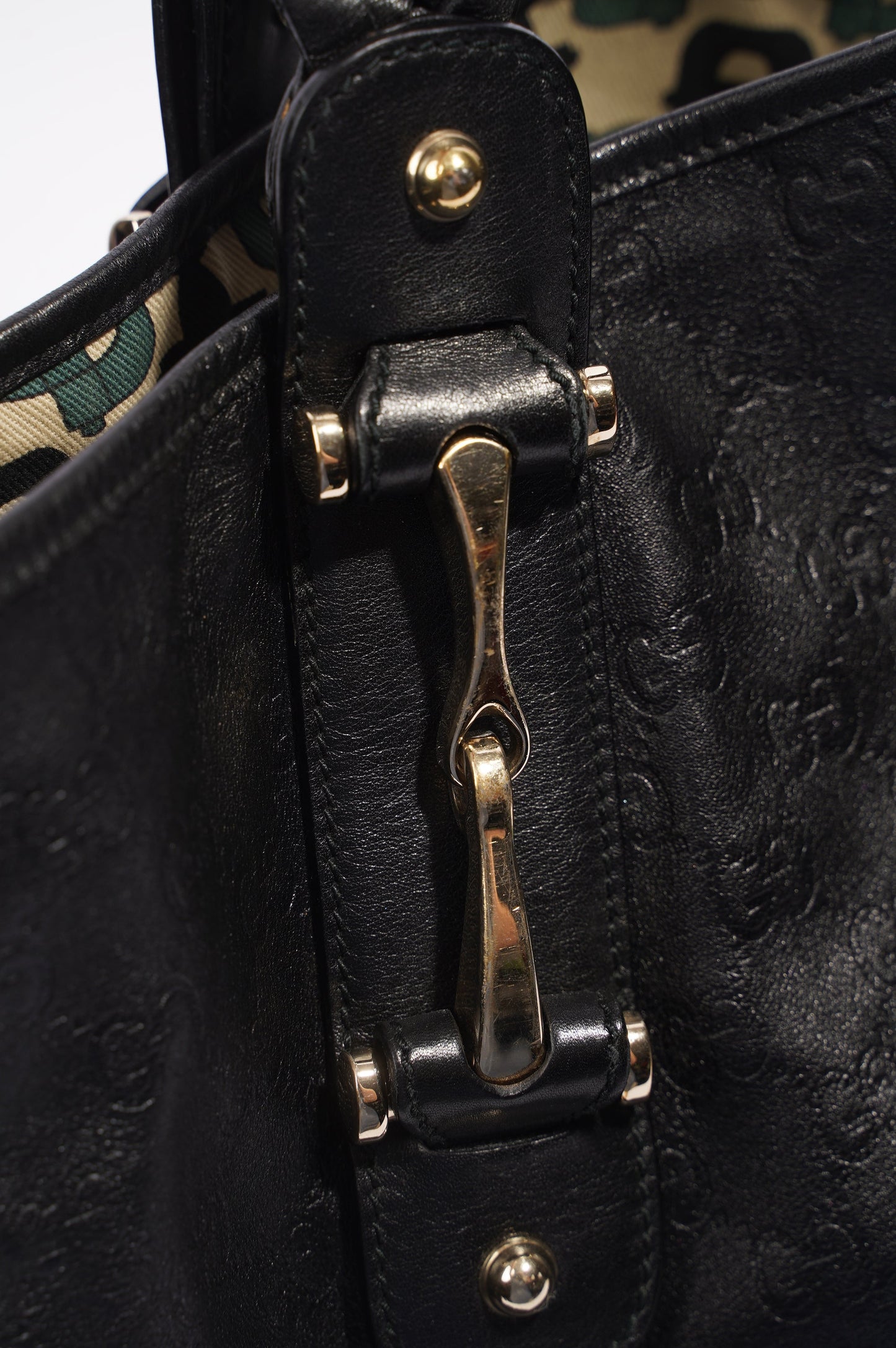 Gucci Womens Pelham Bag Black Leather